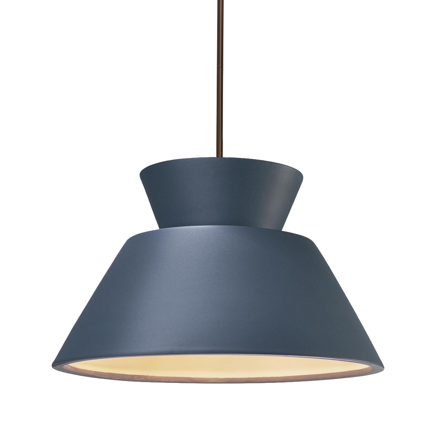 Radiance Trapezoid 14 Inch Large Pendant by Justice Design Group