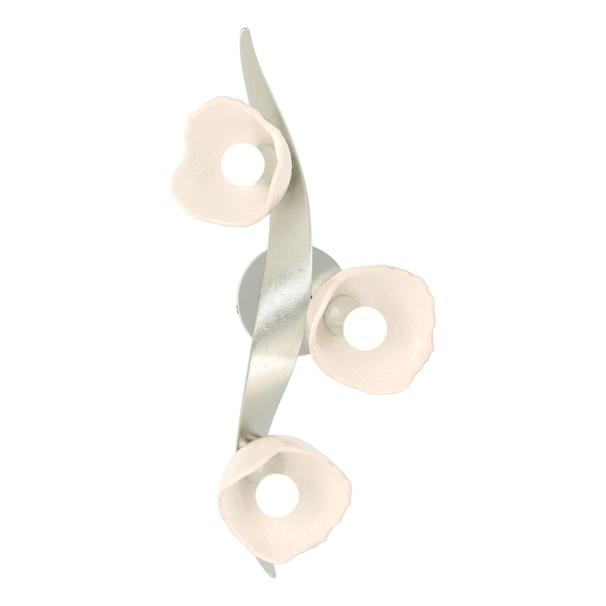 Shown in Sterling finish and Frosted glass