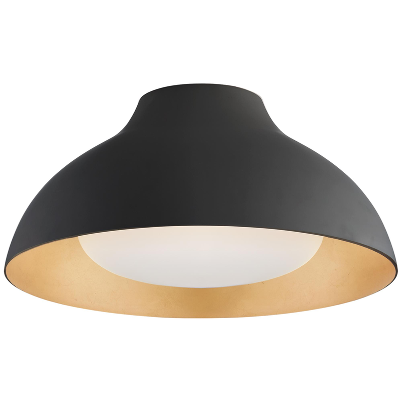 AERIN Agnes 15 Inch 1 Light LED Semi Flush Mount by Visual Comfort Signature Collection