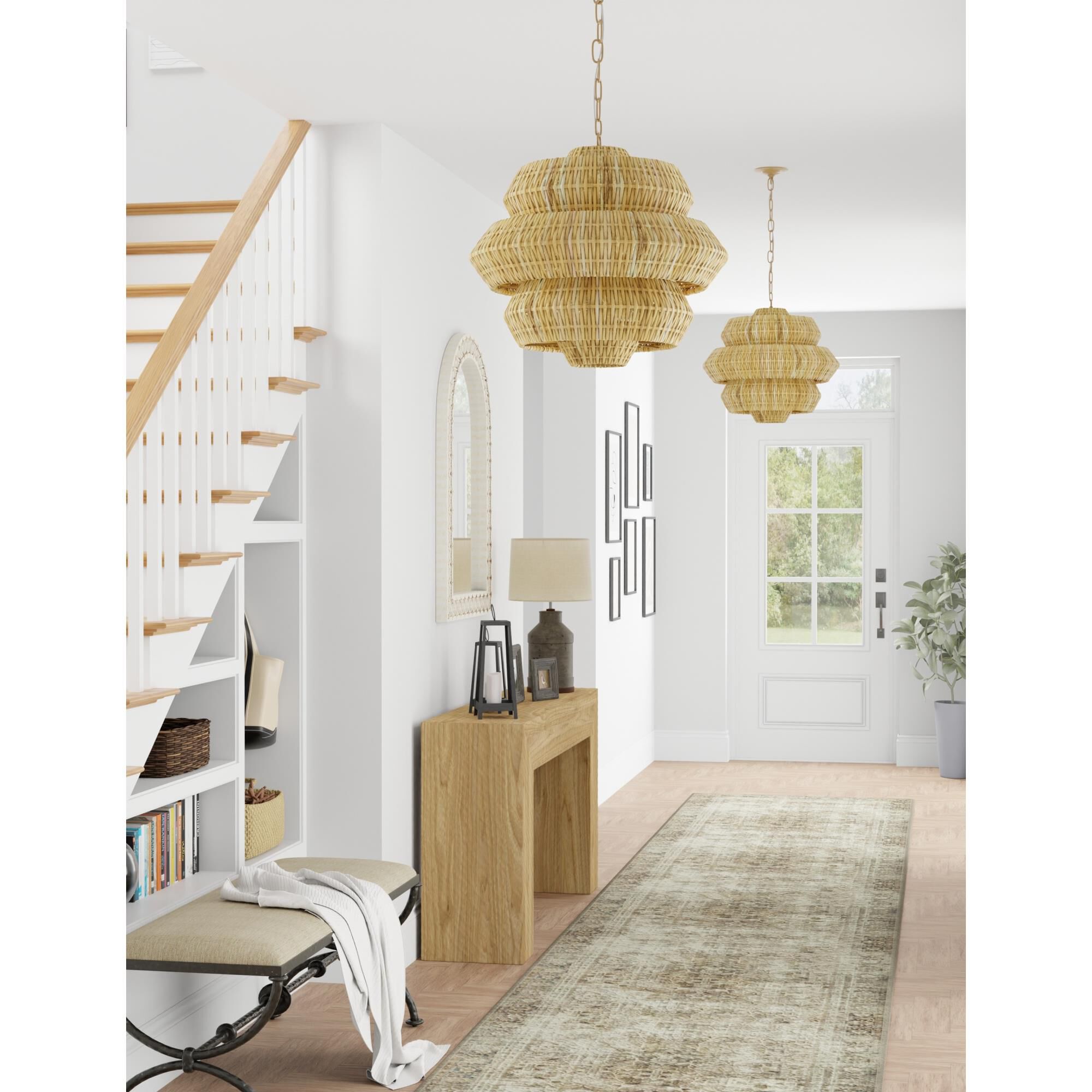 Antibes 3 Light Chandelier by Currey and Company