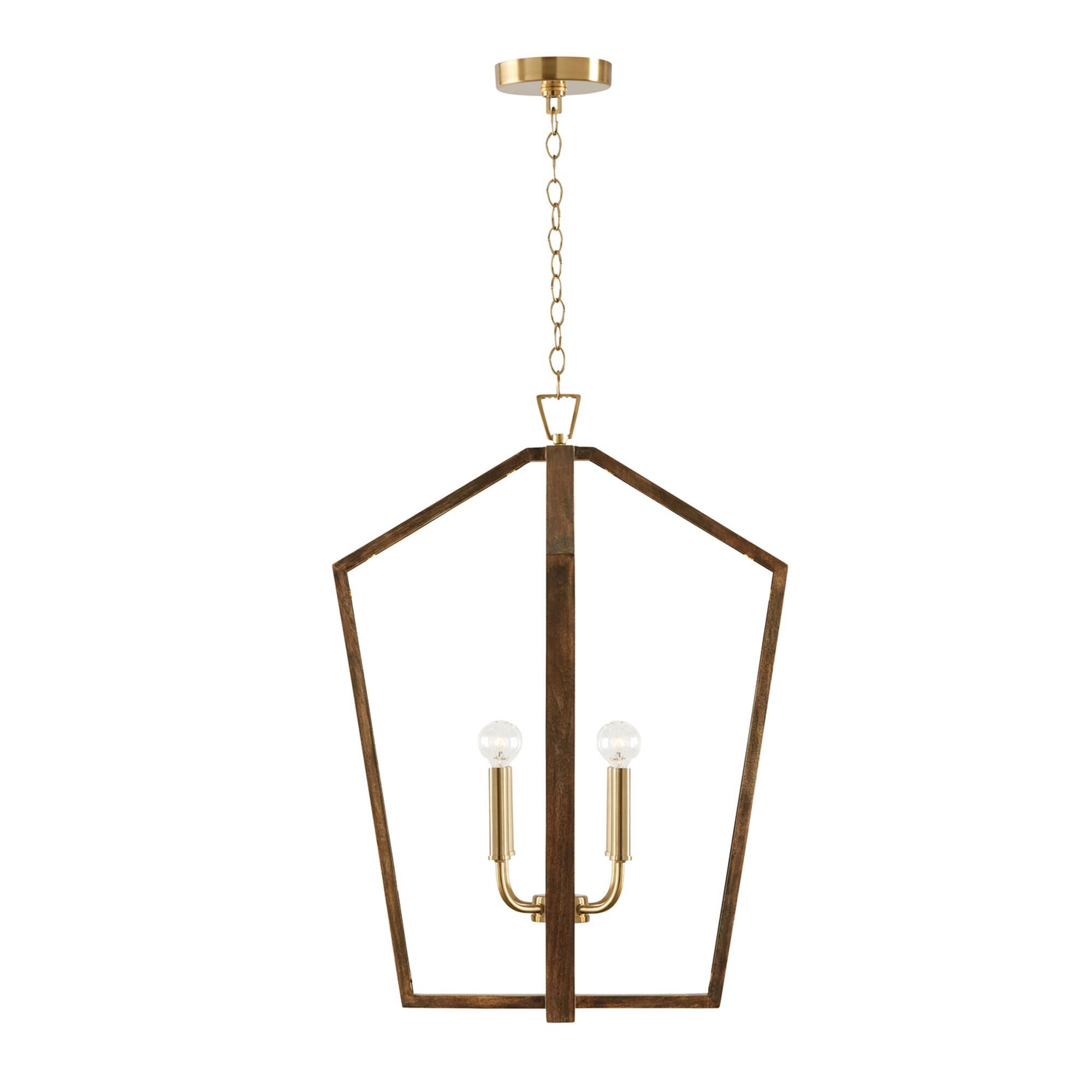 Shown in Nordic Wood and Matte Brass finish