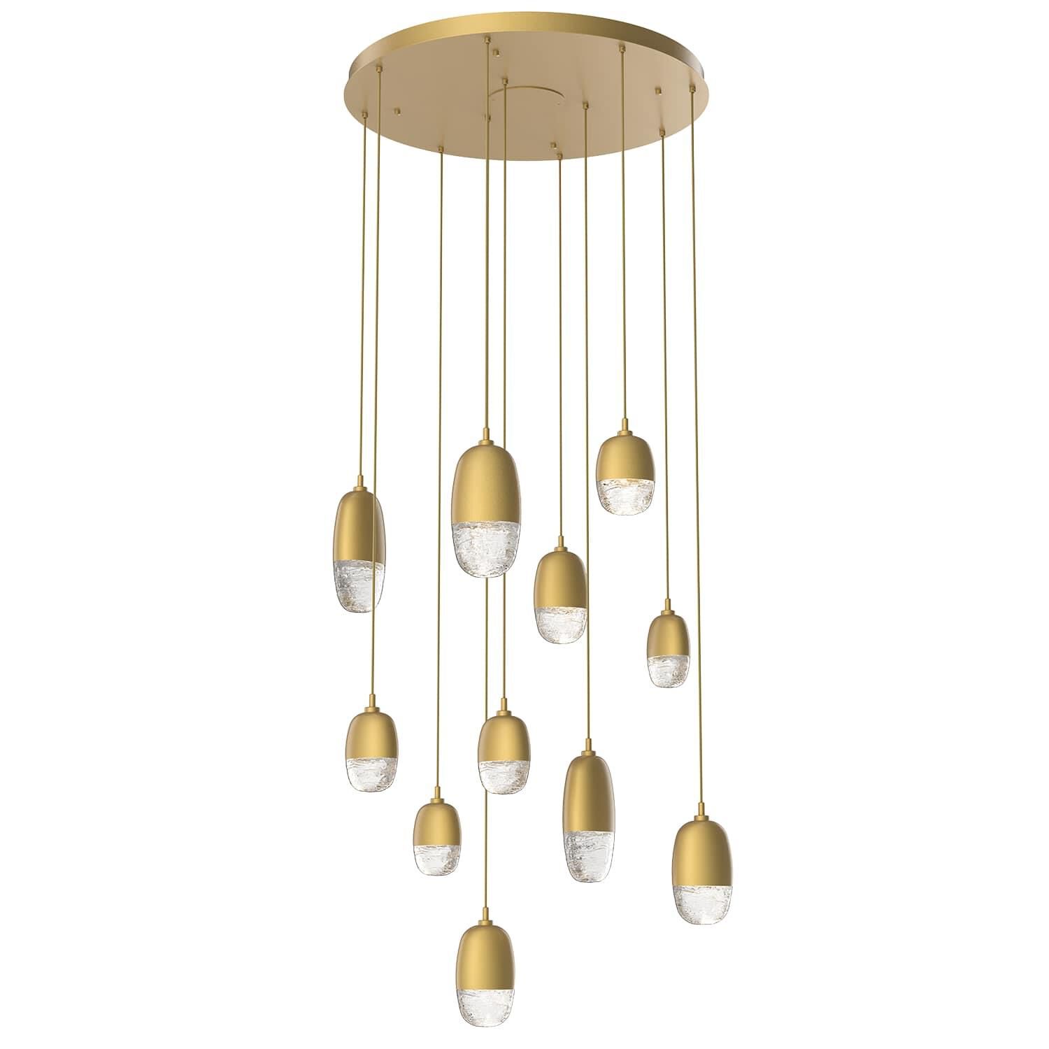 Pebble 30 Inch 11 Light LED Multi Light Pendant by Hammerton Studio