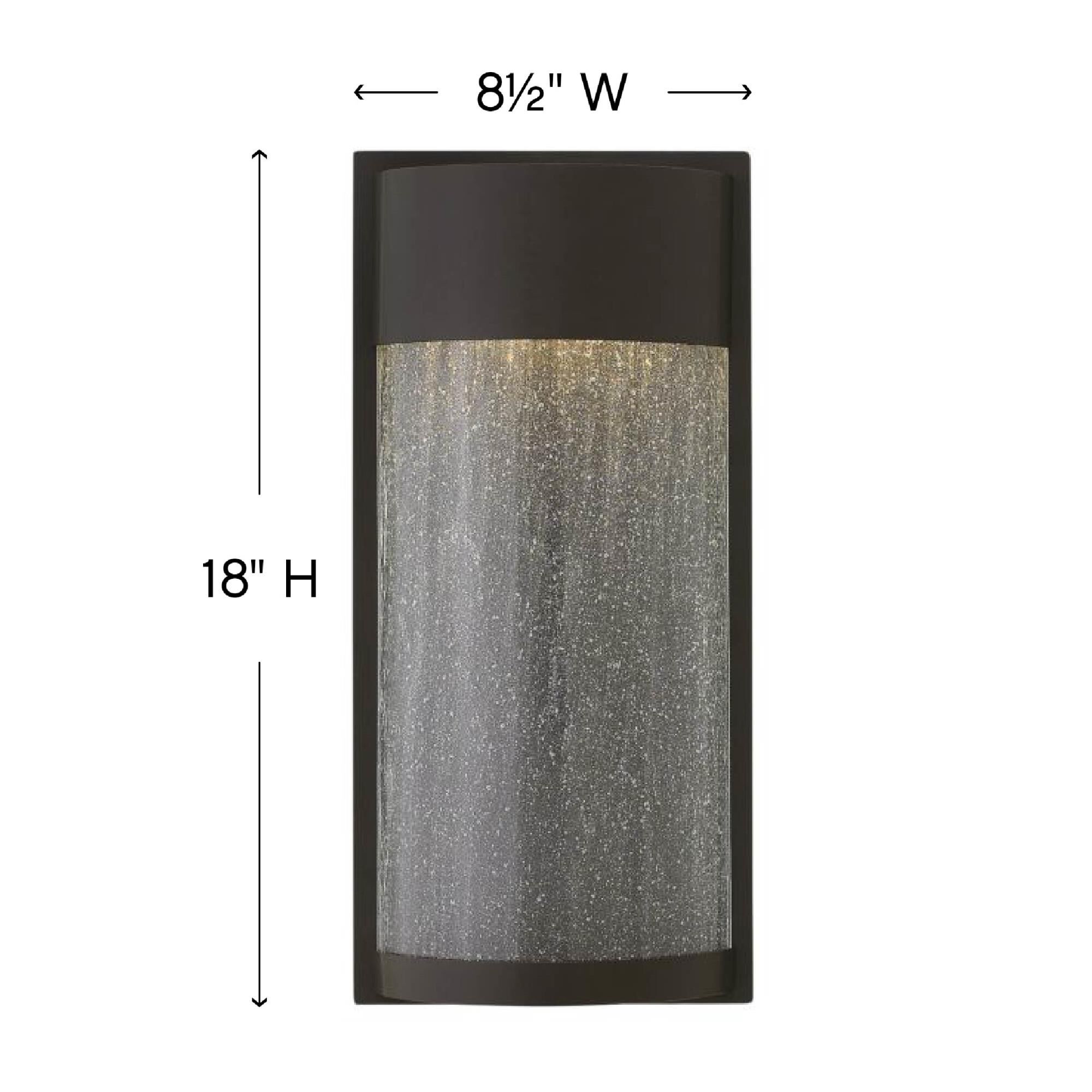Hinkley Lighting Shelter 18 Inch Tall Outdoor Wall Light