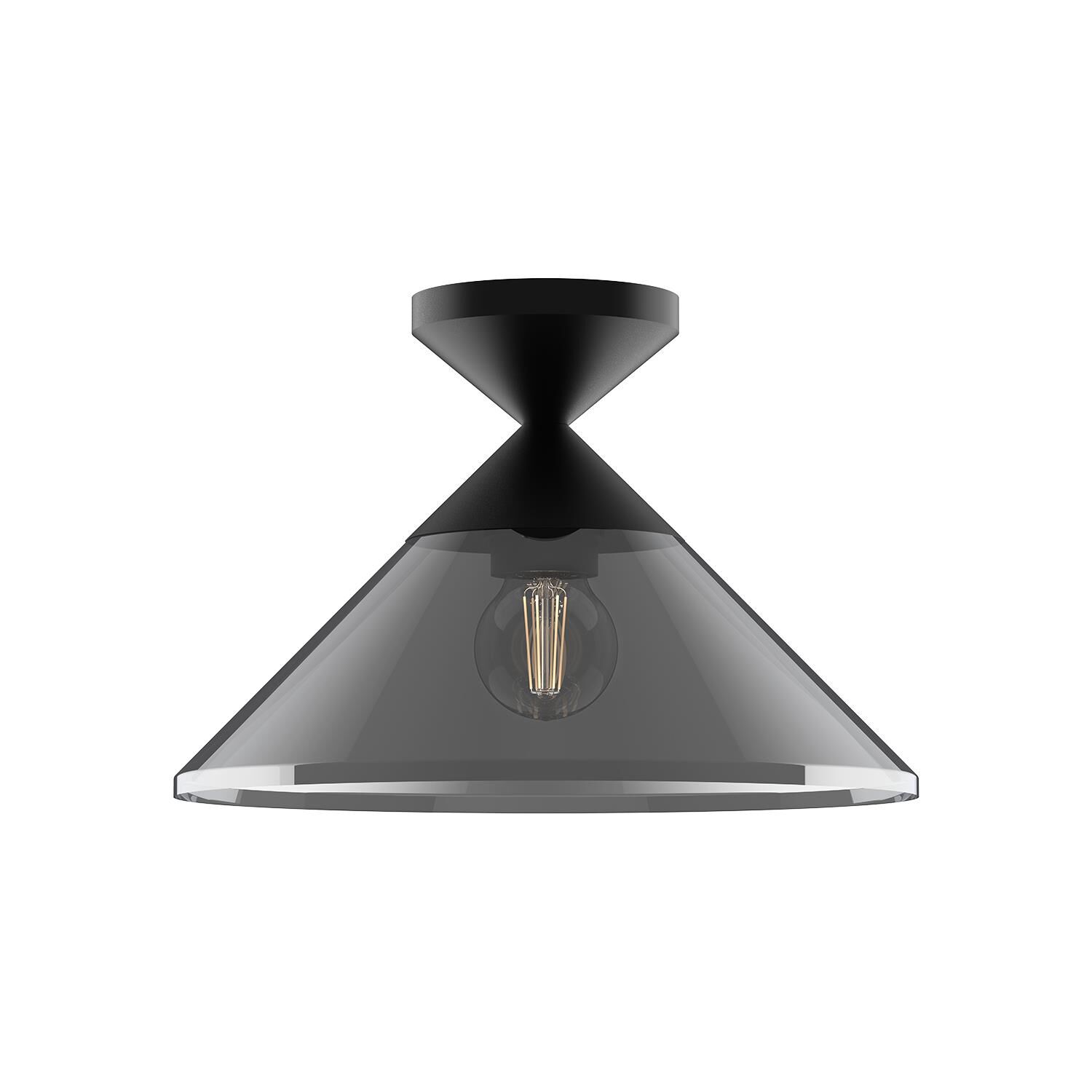 Mauer 12 Inch 1 Light Semi Flush Mount by Alora Mood