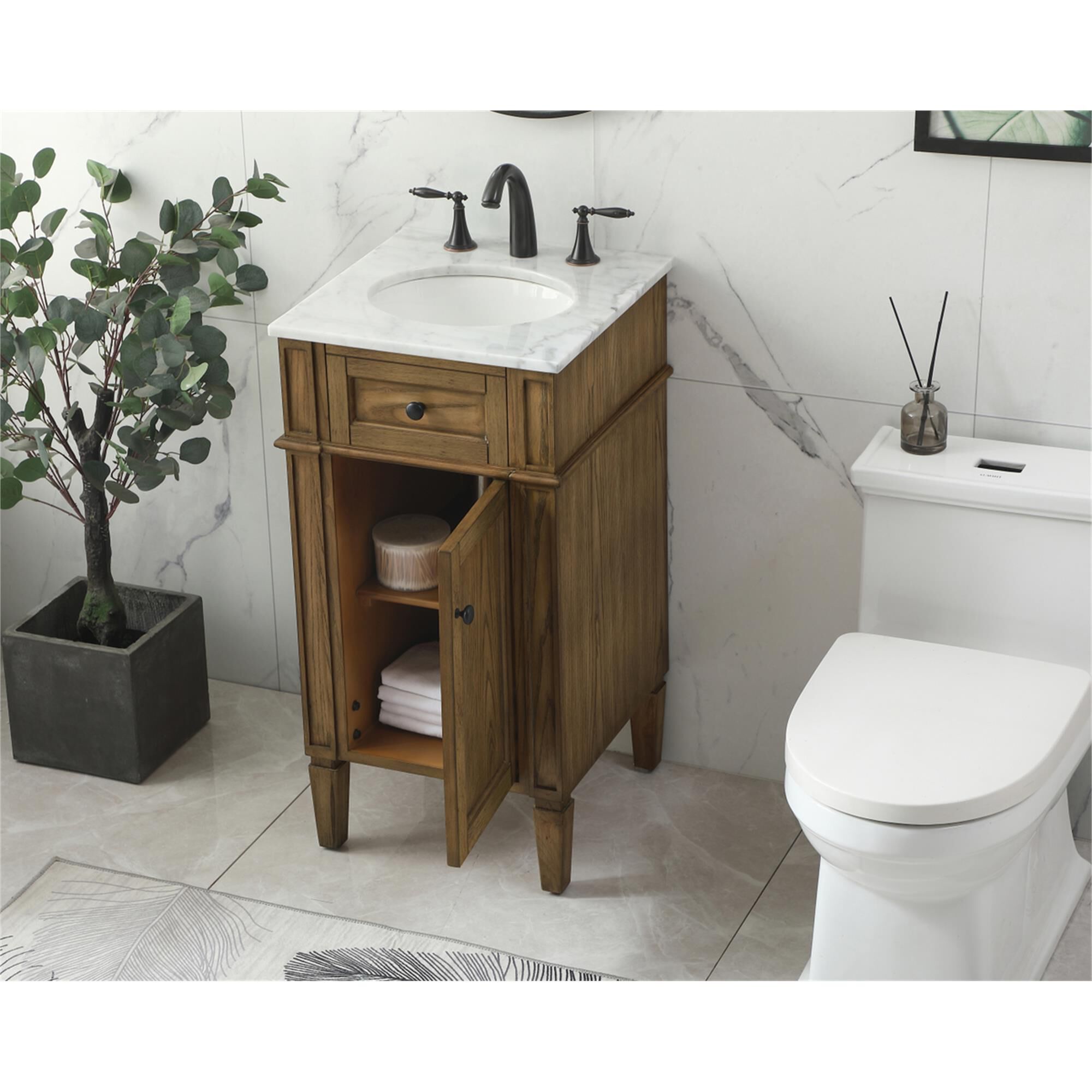 Shown in Driftwood finish