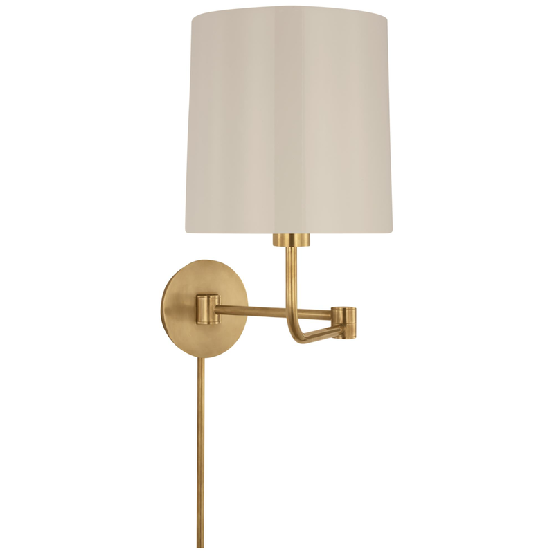 Barbara Barry Go Lightly LED Wall Swing Lamp by Visual Comfort Signature Collection