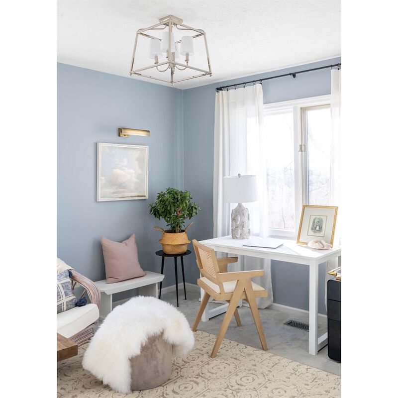 Libby Langdon Sylvan 16 Inch 4 Light Semi Flush Mount by Crystorama