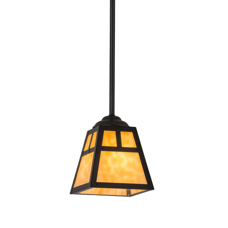 T Mission 8 Inch Mini Pendant by Meyda Lighting