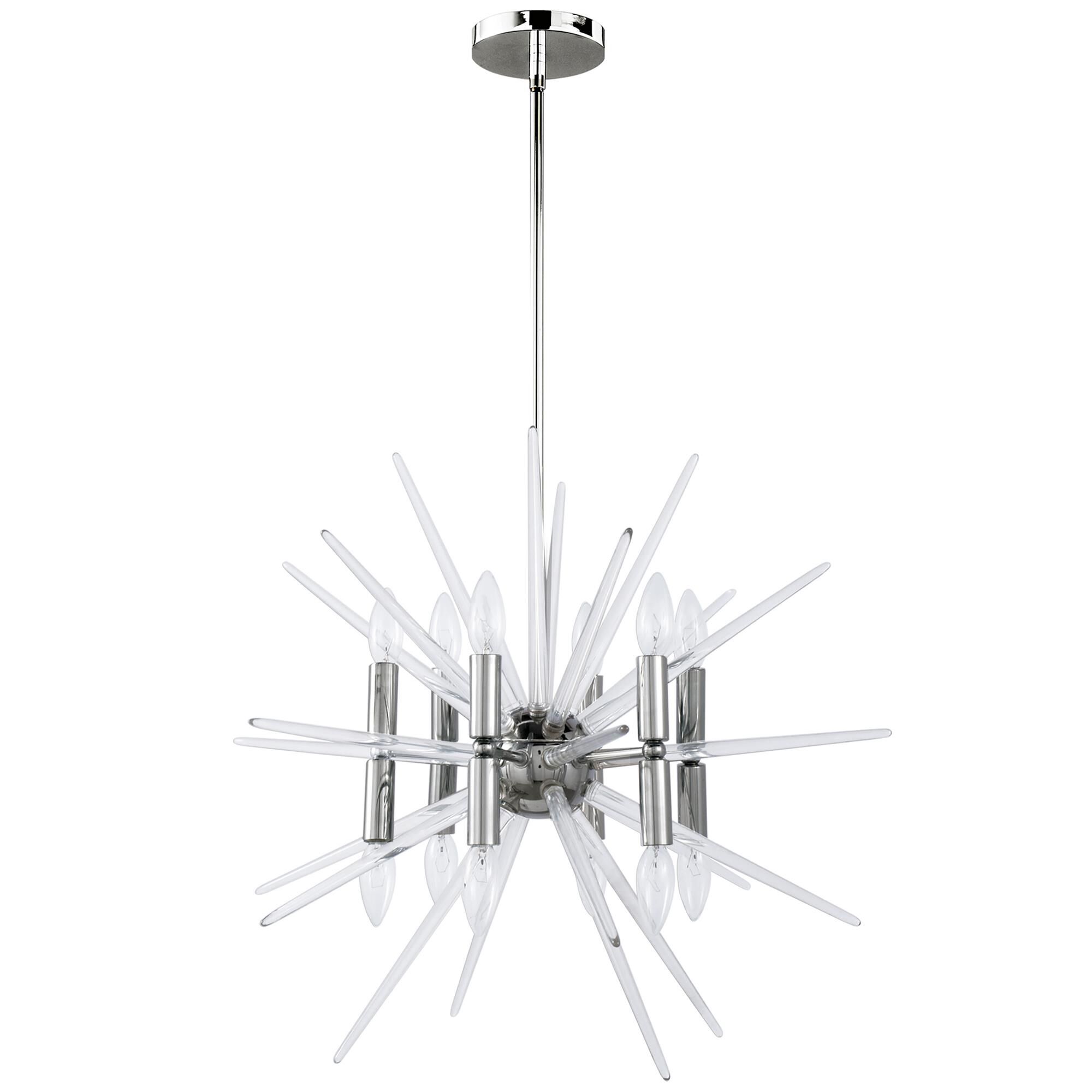 Vela 24 Inch 12 Light Chandelier by Dainolite