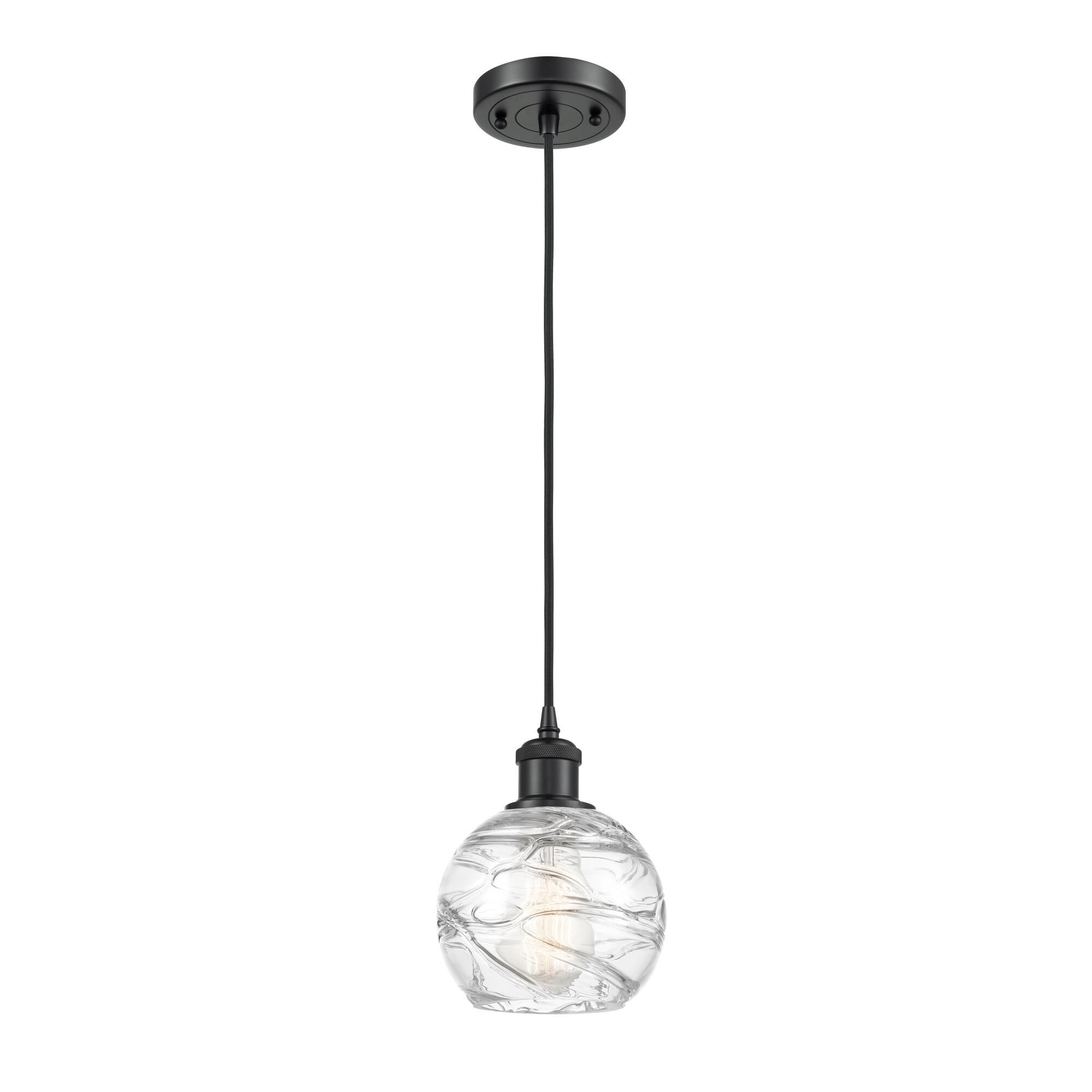 Bruno Marashlian Athens Deco Swirl 6 Inch Mini Pendant by Innovations Lighting
