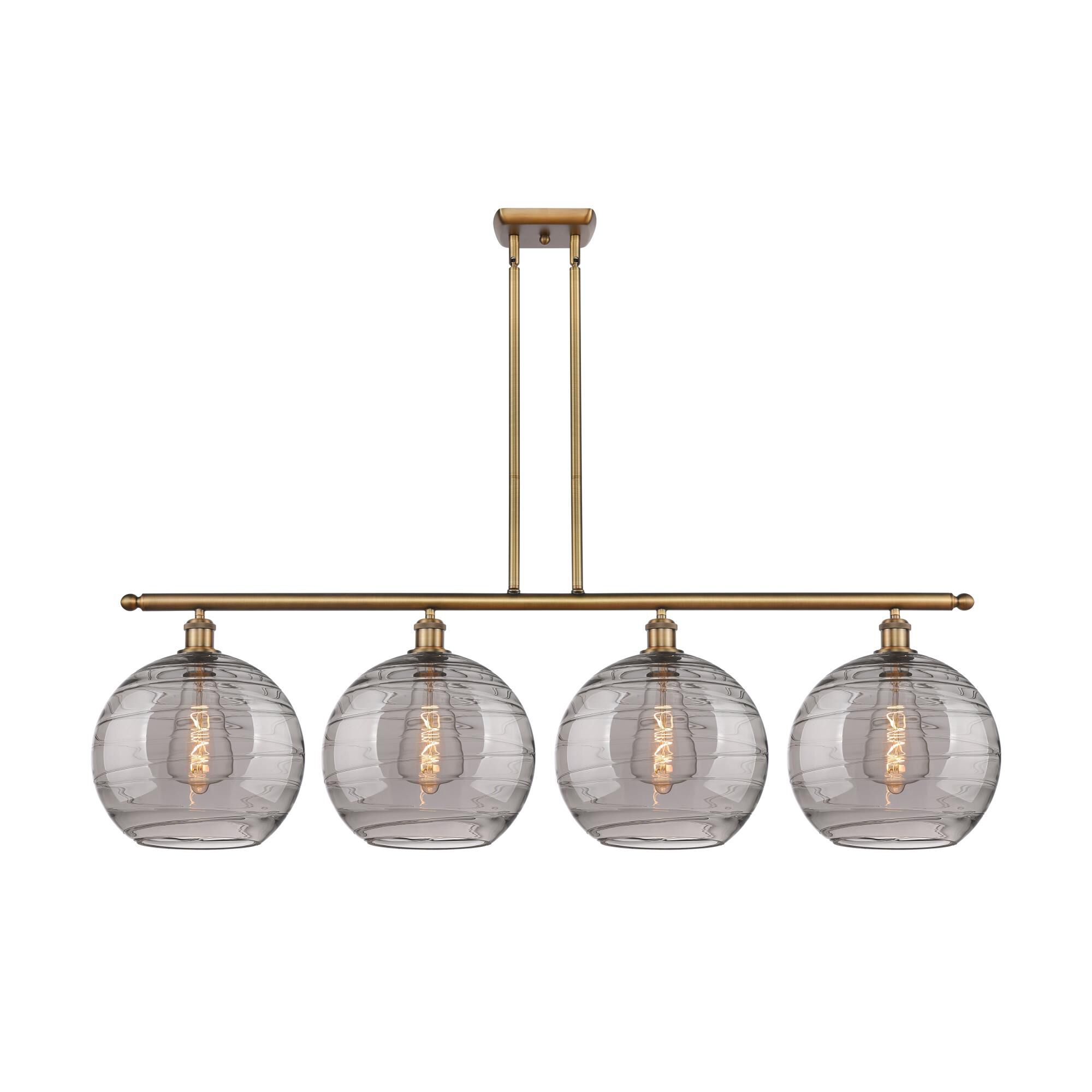 Bruno Marashlian Athens Deco Swirl 50 Inch Linear Suspension Light by Innovations Lighting