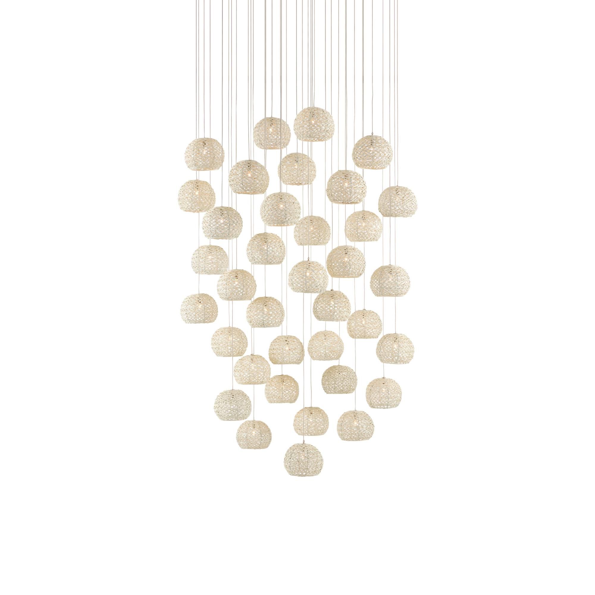 Piero 37 Inch Multi Light Pendant by Currey and Company
