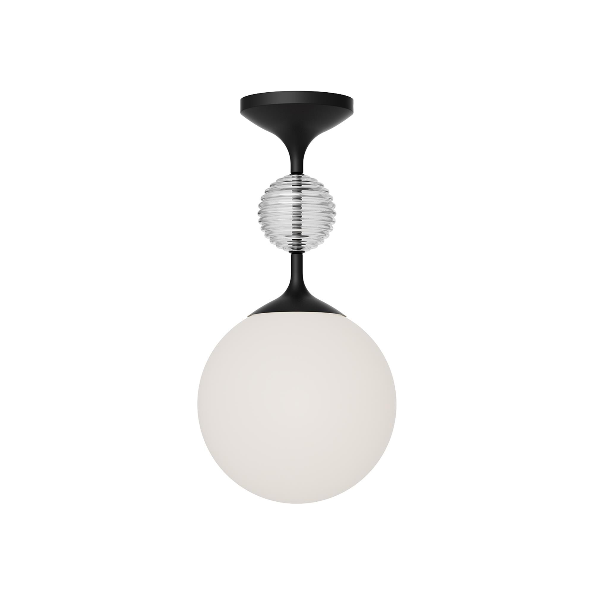 Shown in Matte Black/Opal Glass finish