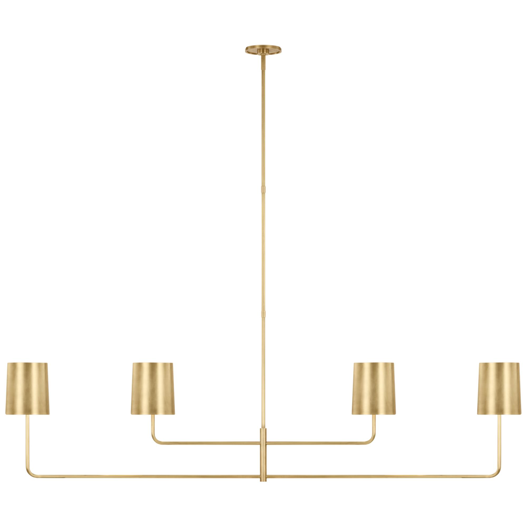 Shown in Soft Brass finish and Soft Brass shade
