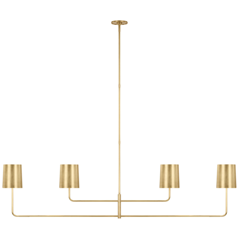 Barbara Barry Go Lightly 70 Inch 4 Light LED Linear Suspension Light by Visual Comfort Signature Collection