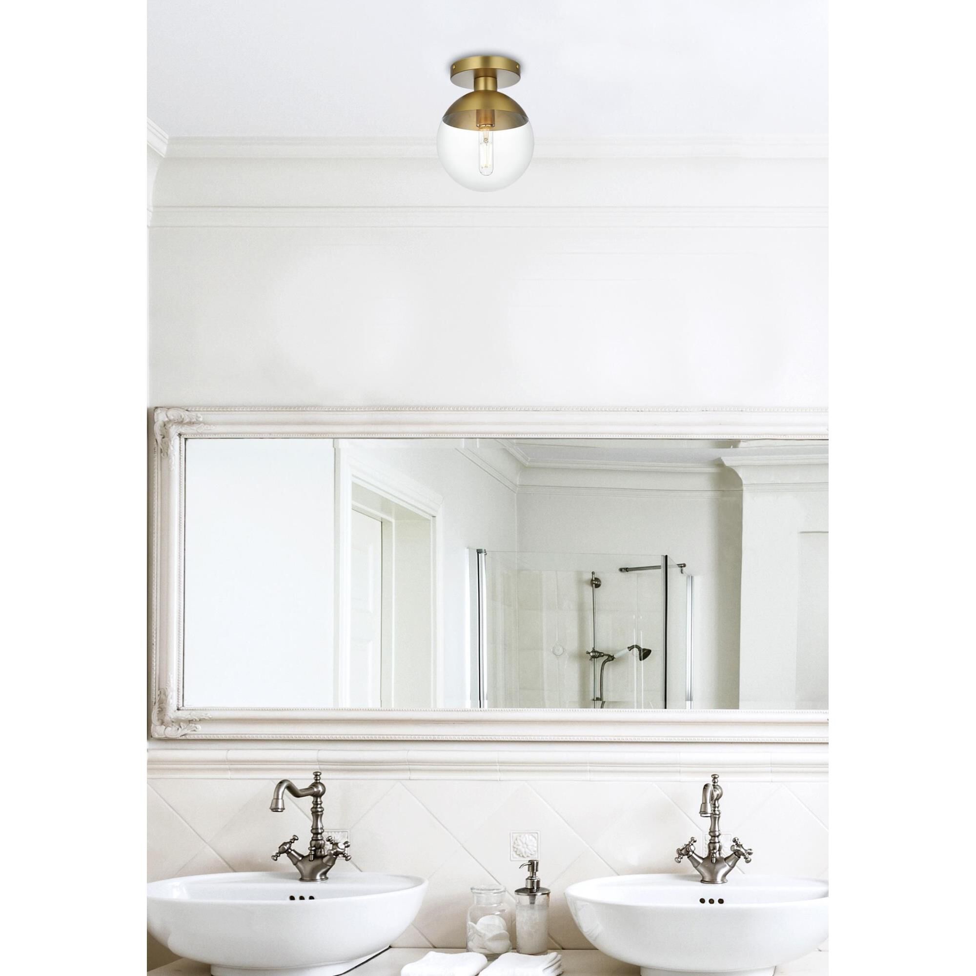 Shown in Satin Gold And Clear finish