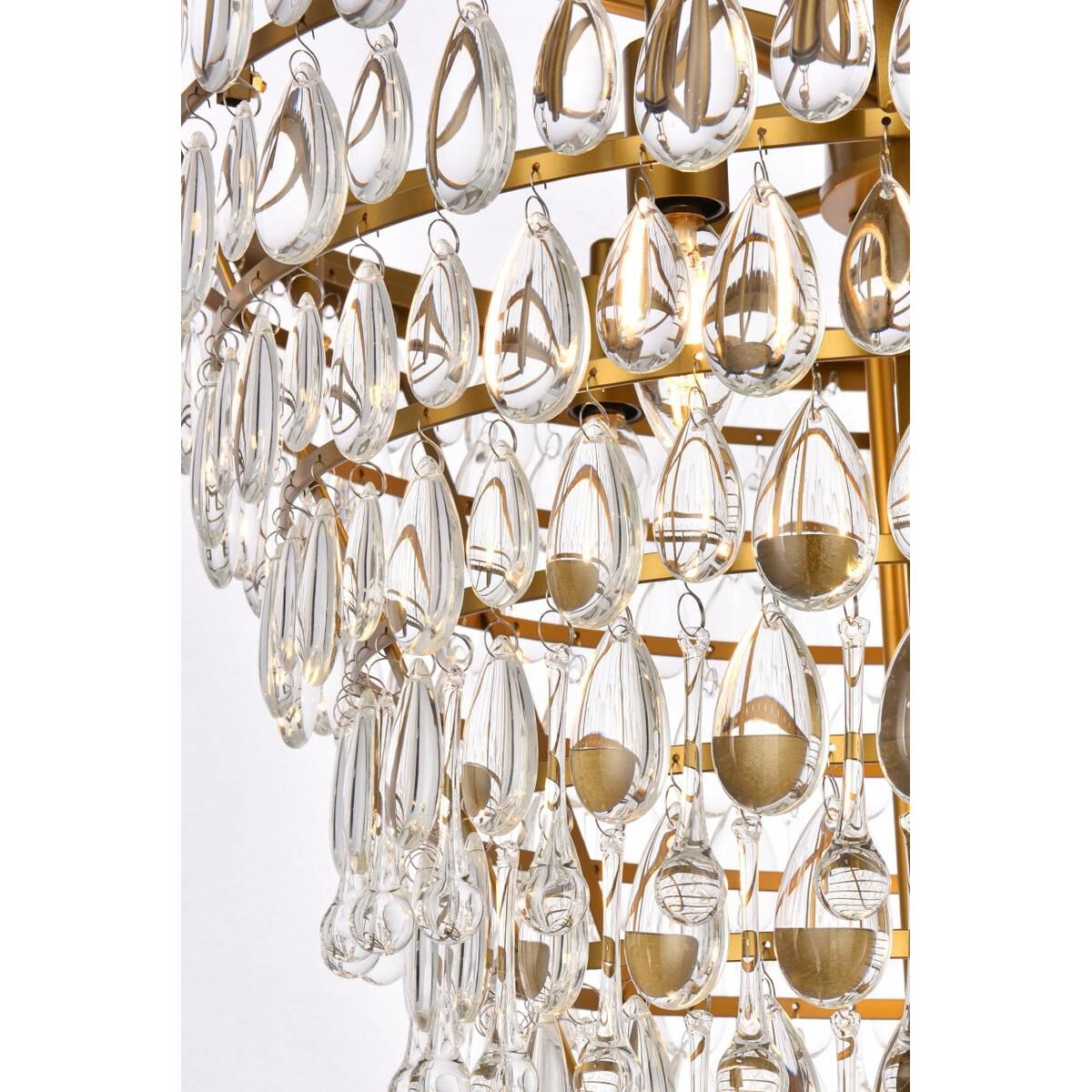 Nordic 24 Inch 7 Light Chandelier by Elegant Lighting