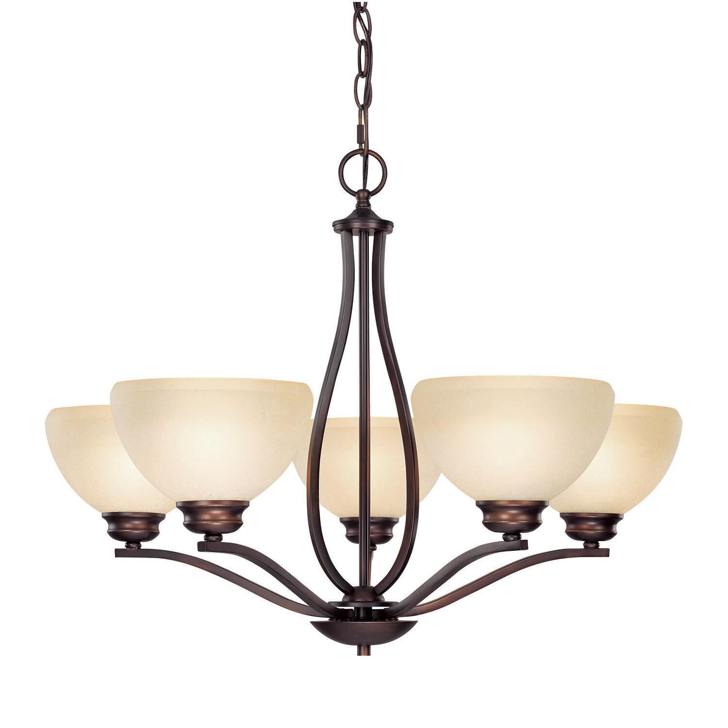 Shown in Burnished Bronze finish and Mist Scavo glass