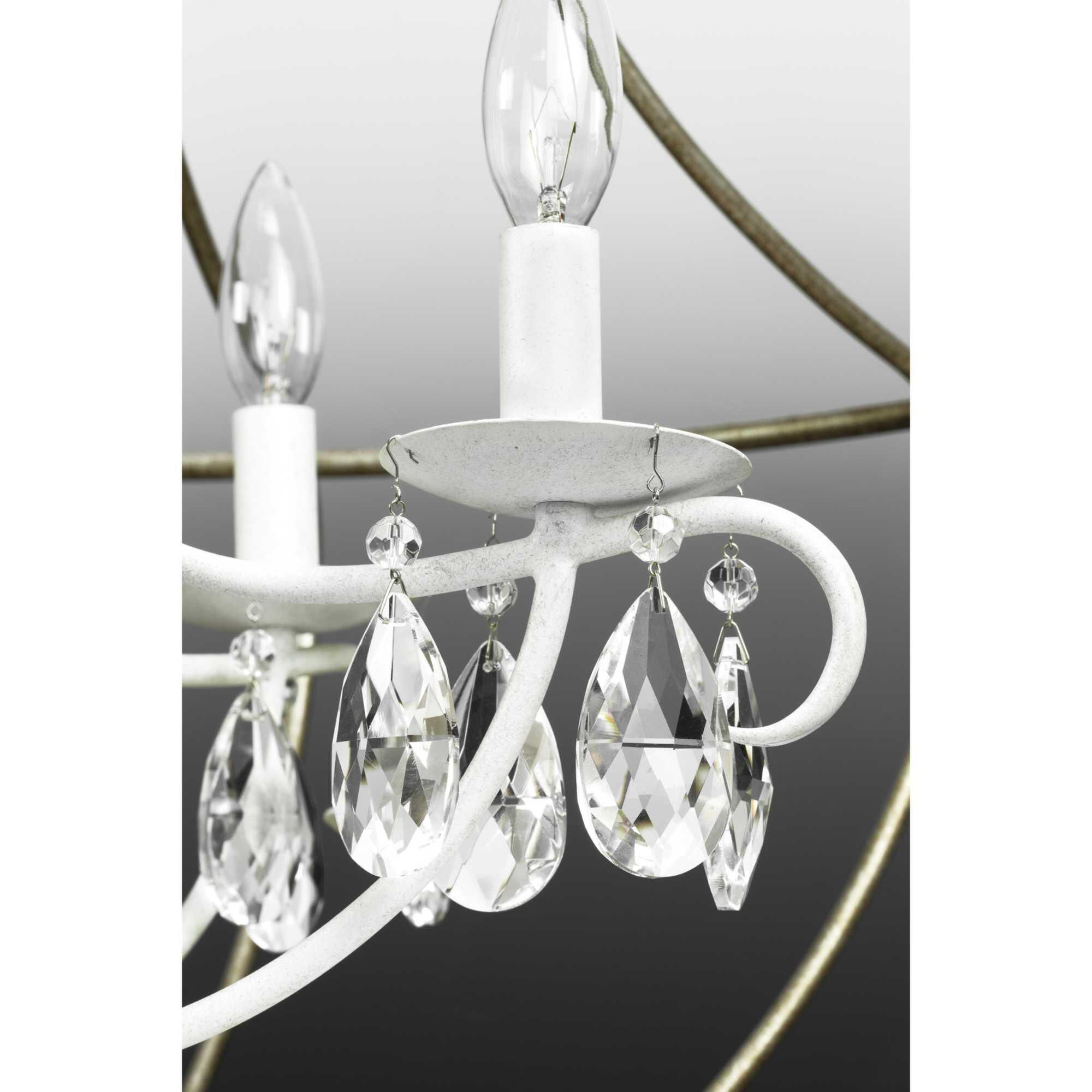 Fleurette 32 Inch 5 Light Chandelier by Progress Lighting