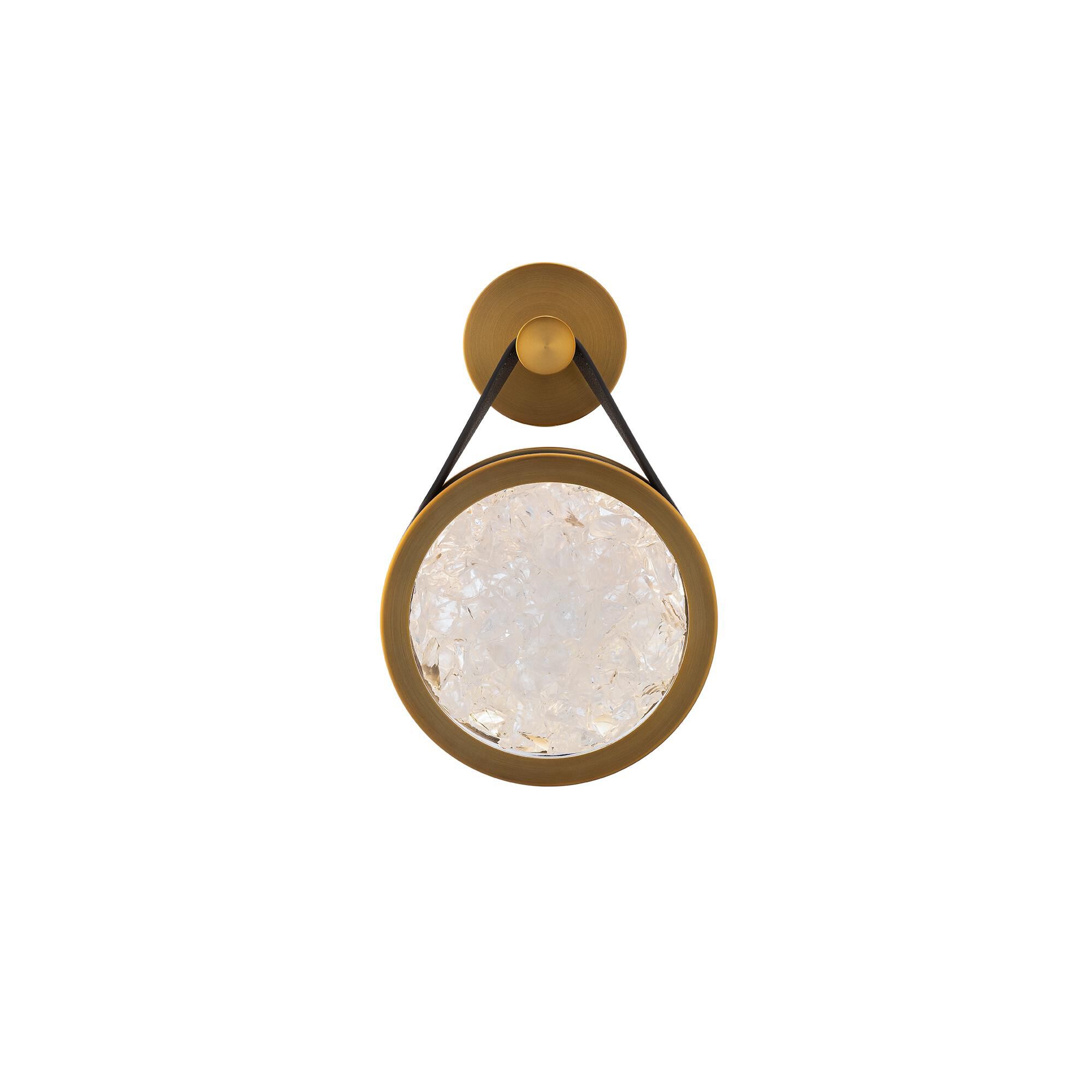 Shown in Warm Brown and Aged Brass finish