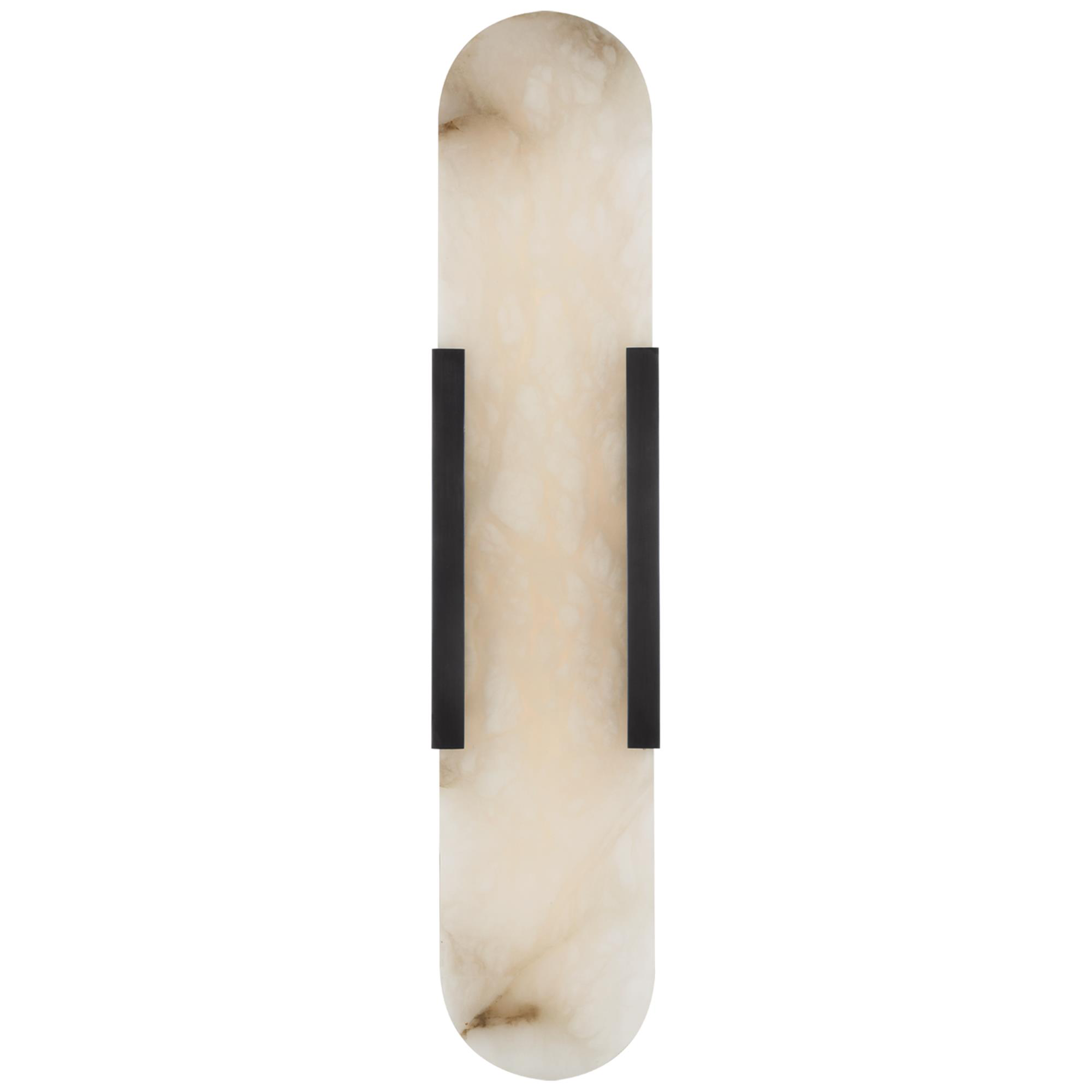 Shown in Bronze finish and Alabaster shade