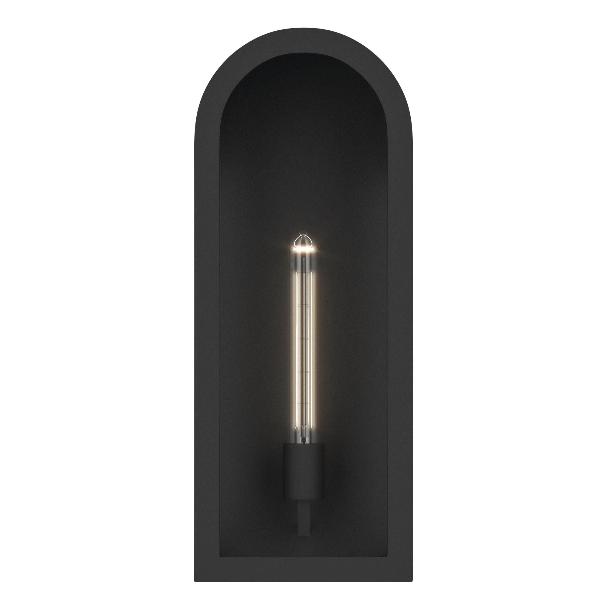 Shown in Textured Black finish and Clear glass