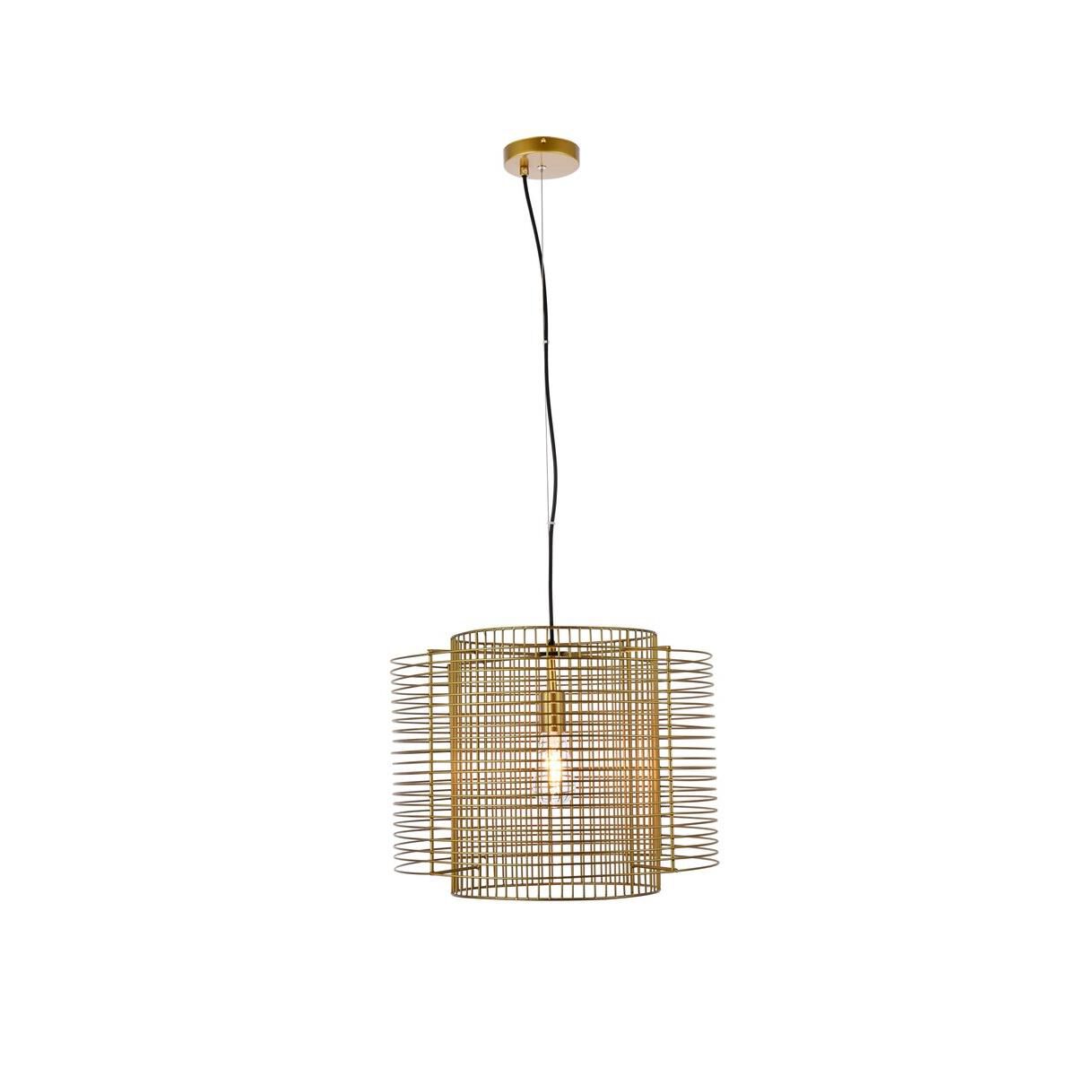 Elegant Lighting Deleon 18 Inch Large Pendant