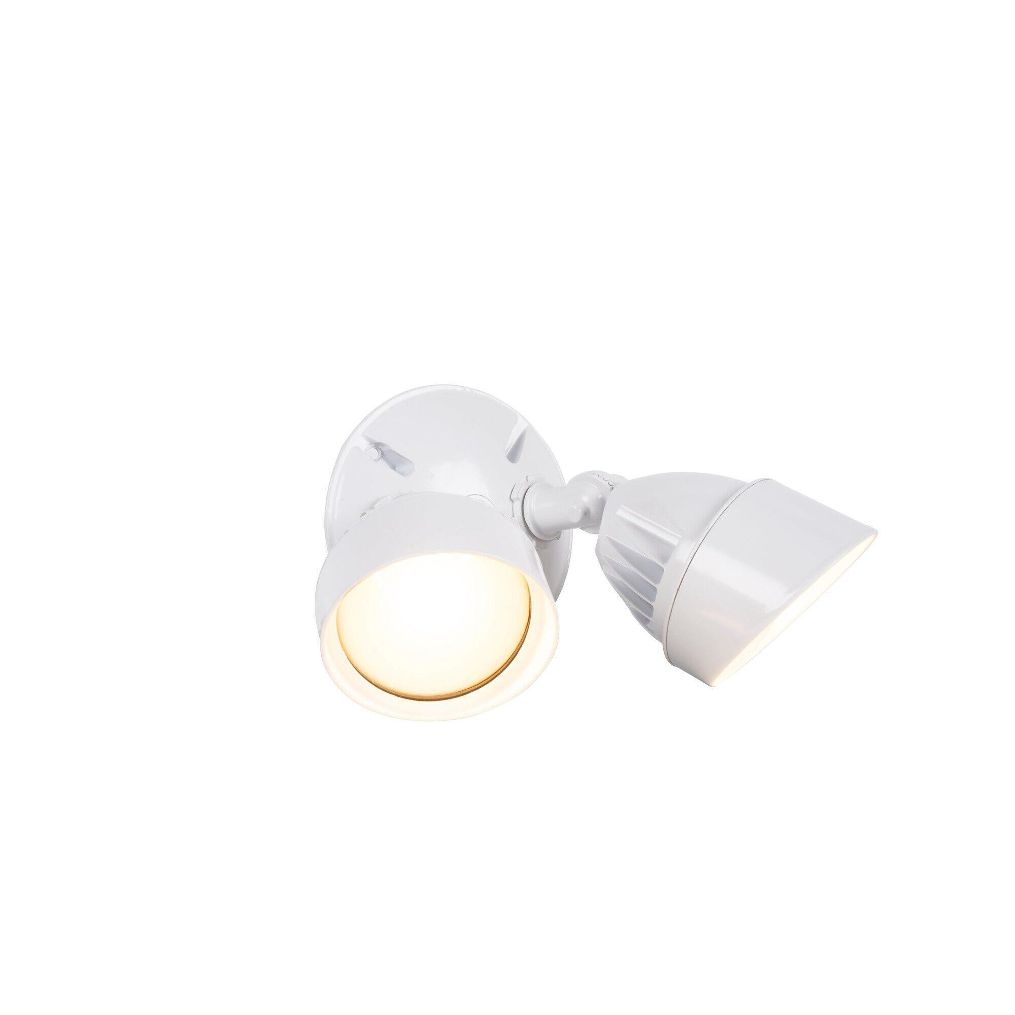 Shown in White finish and Clear glass and Glass shade