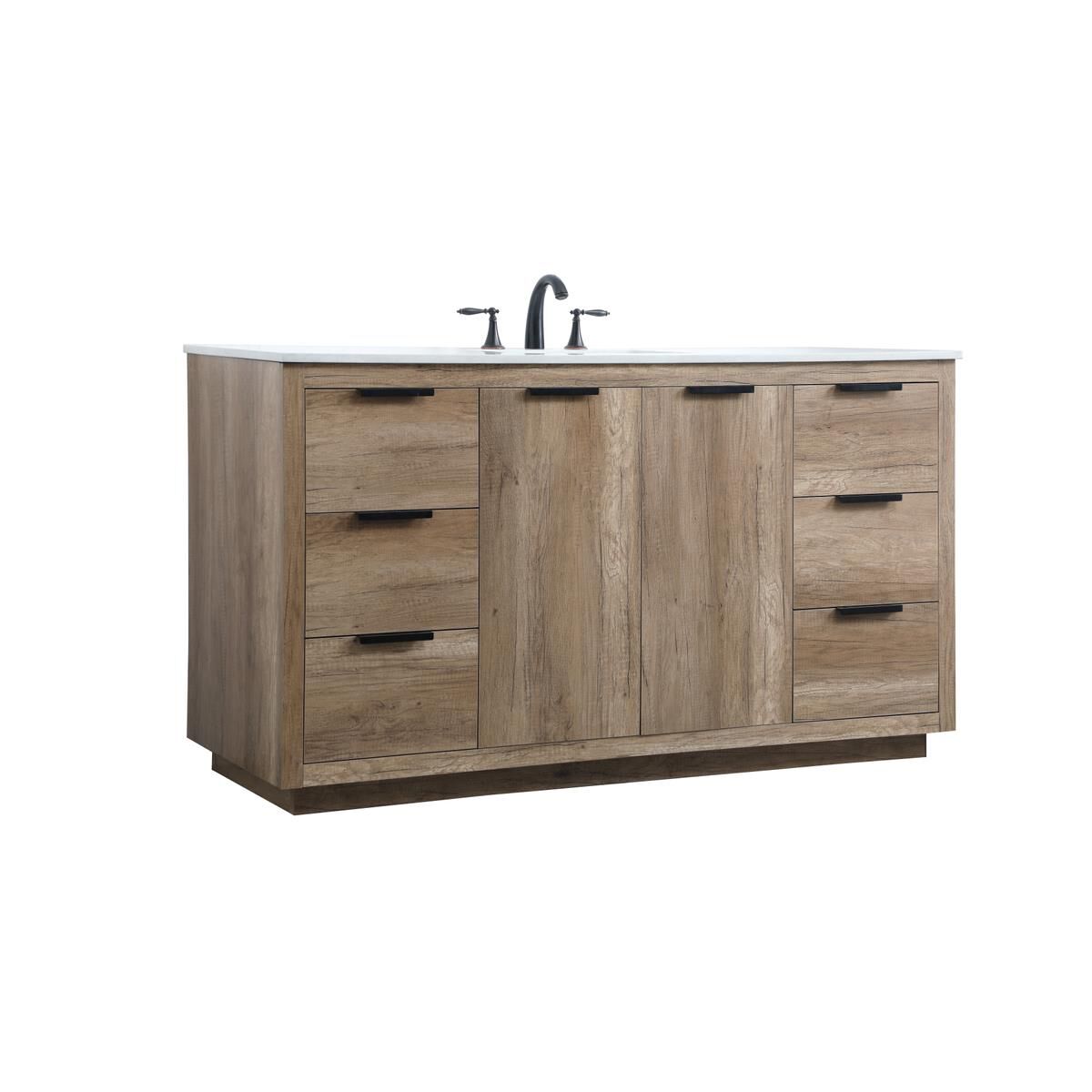 Blake 60 Inch Bath Vanity by Elegant Decor