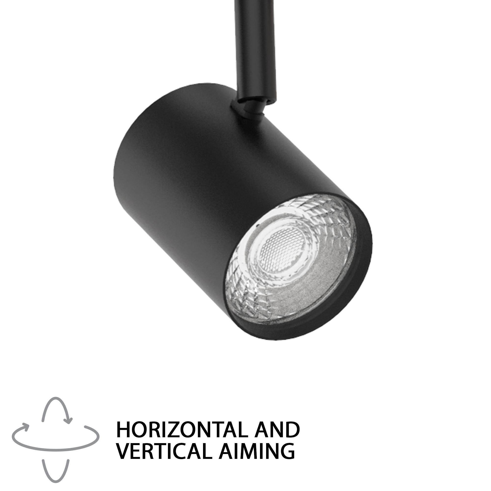 Shown in Black finish