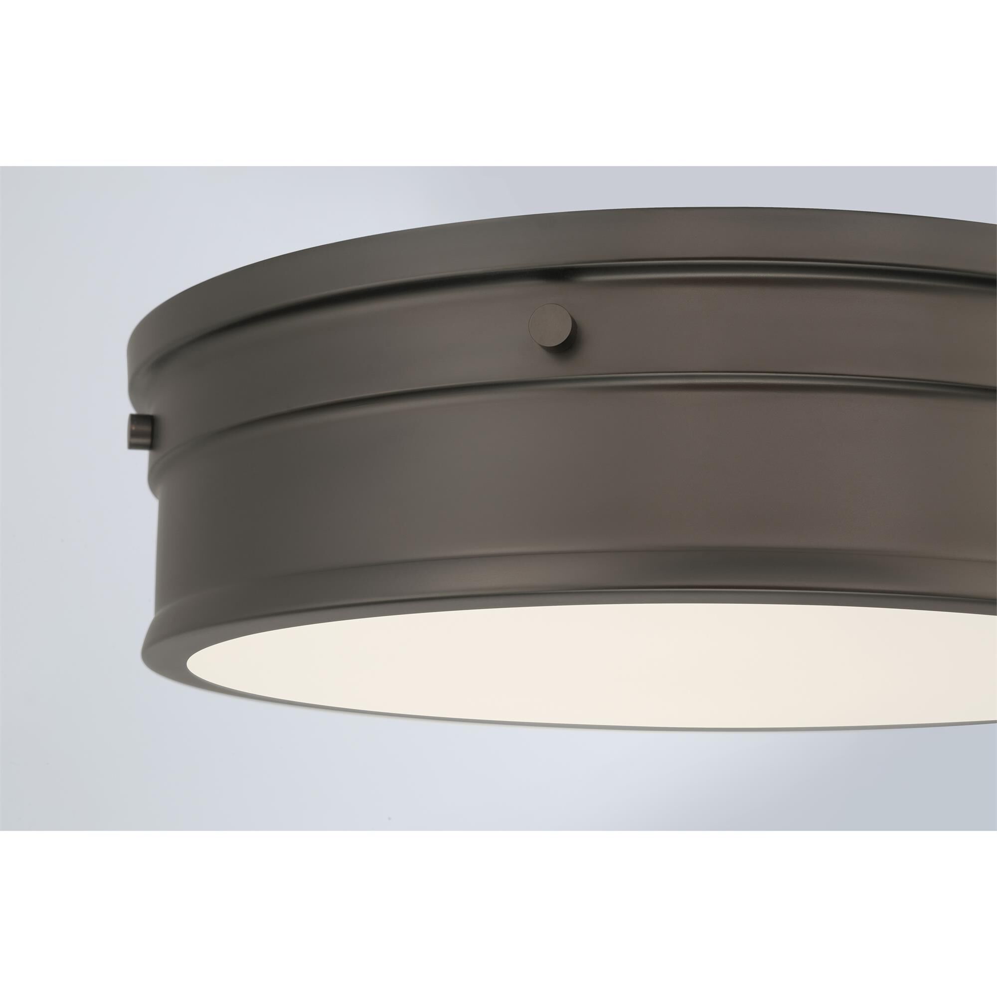 Shown in Plated Dark Bronze finish and Etched Opal glass