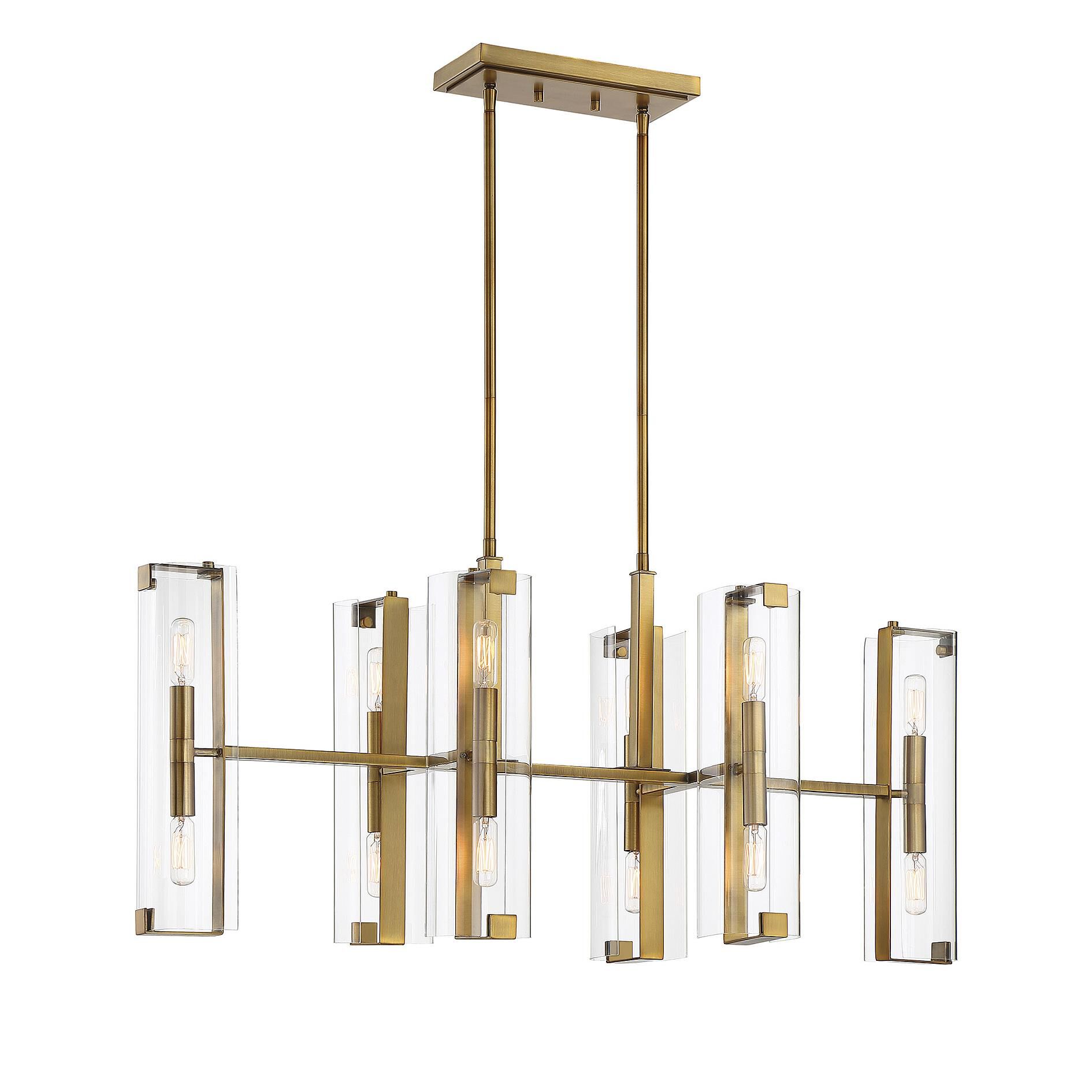 Winfield 38 Inch 12 Light Linear Suspension Light by Savoy House