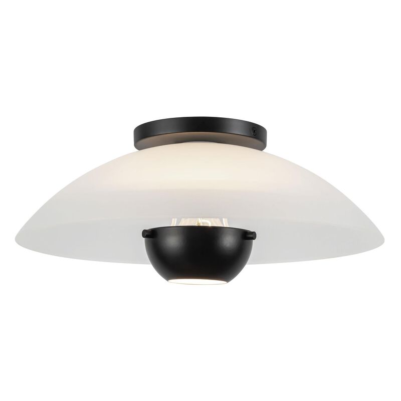 Ryan Pauly Umbra 14 Inch Semi Flush Mount by Kuzco Lighting