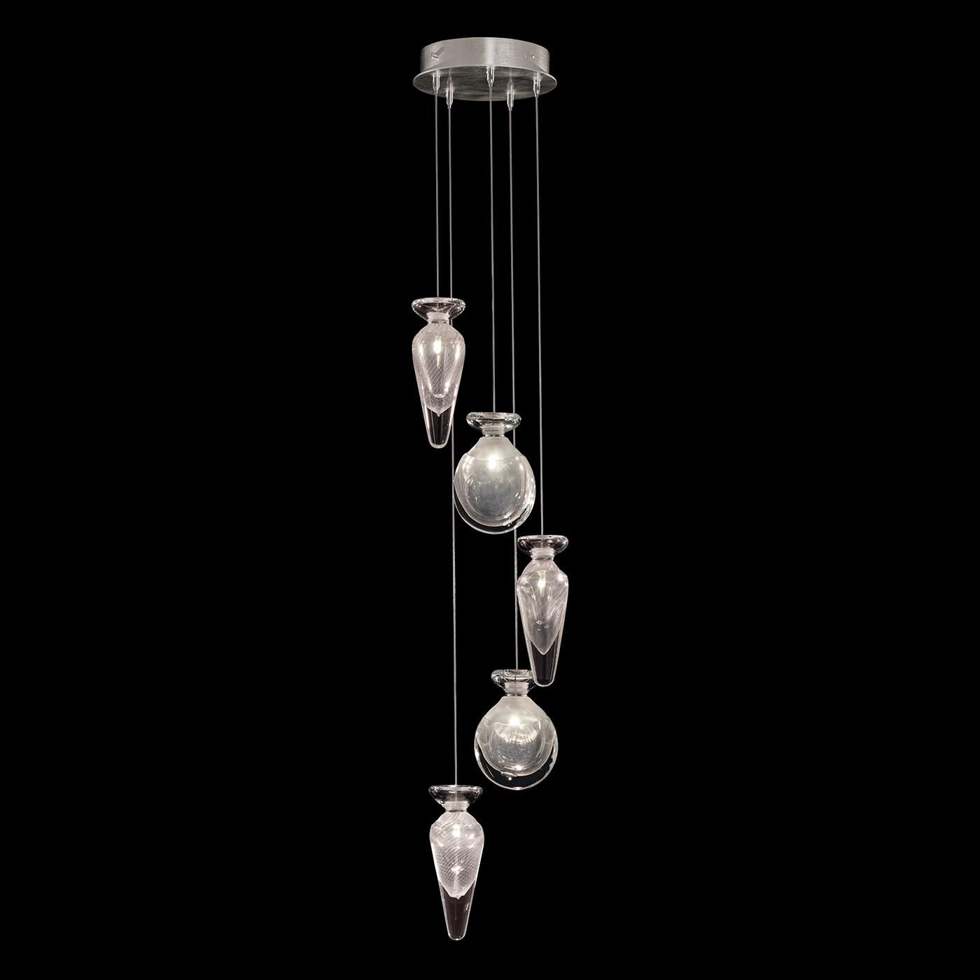 Multi Light Pendant by Fine Art Handcrafted Lighting