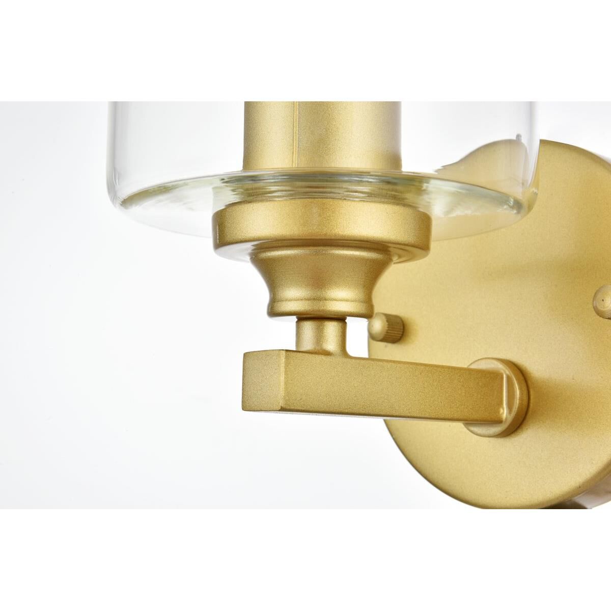 Shown in Brass  finish and Clear glass