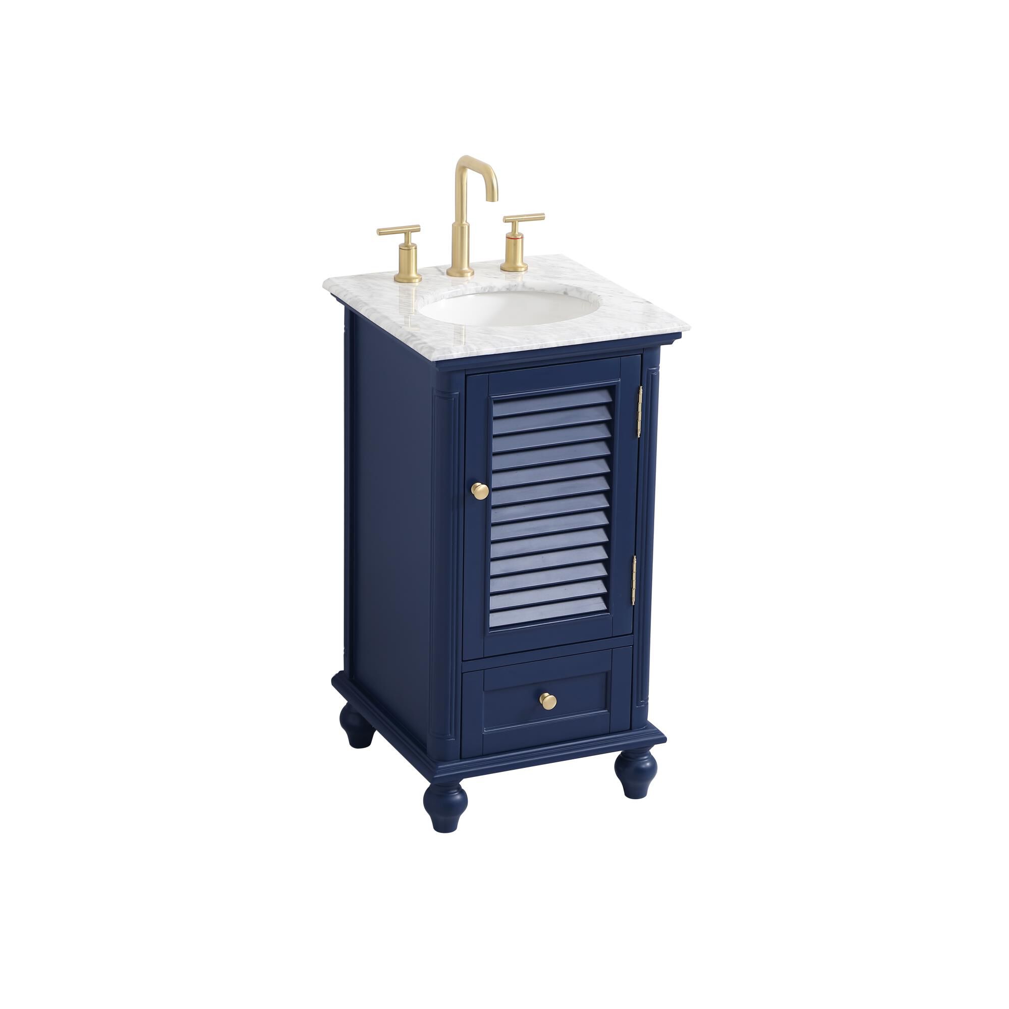 Shown in Blue finish