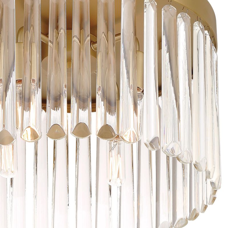 Emory 15 Inch 4 Light Flush Mount by Crystorama