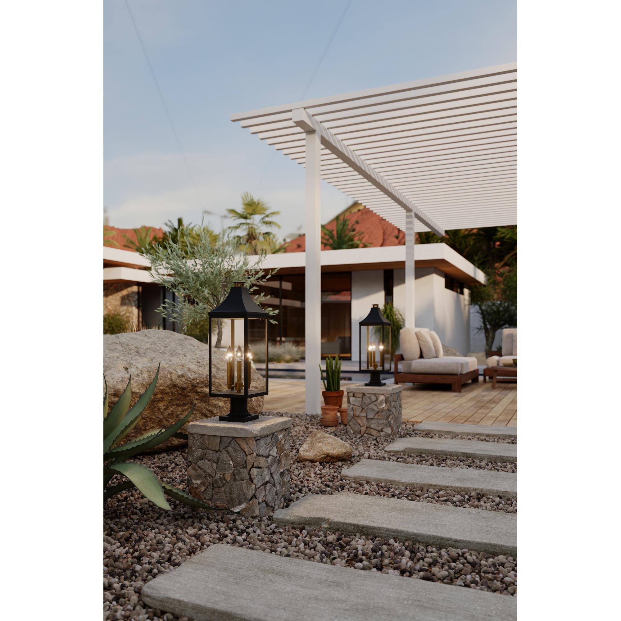 Hurstborne 25 Inch Outdoor Post Lamp by Minka Lavery