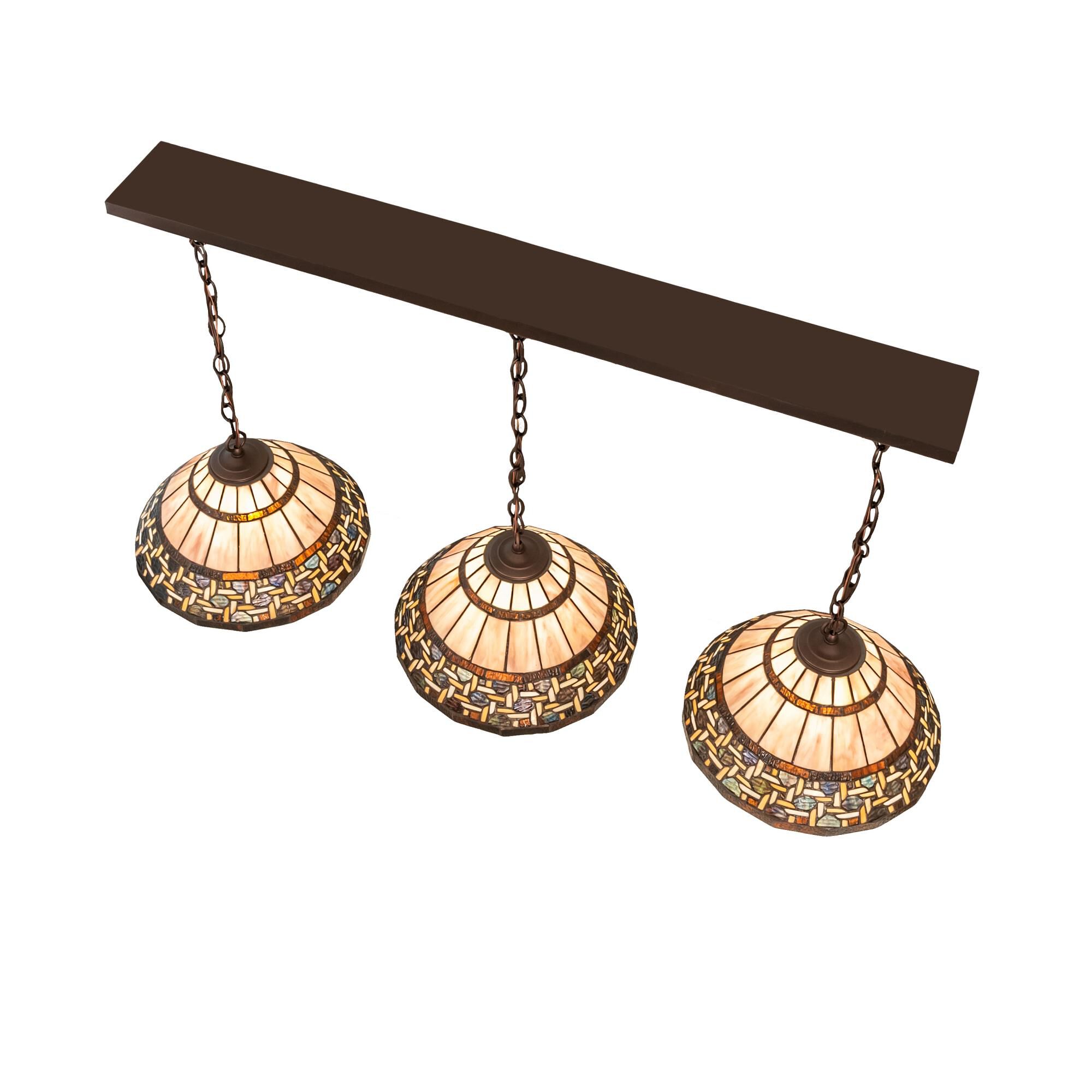 Ilona 48 Inch 3 Light Linear Suspension Light by Meyda Lighting