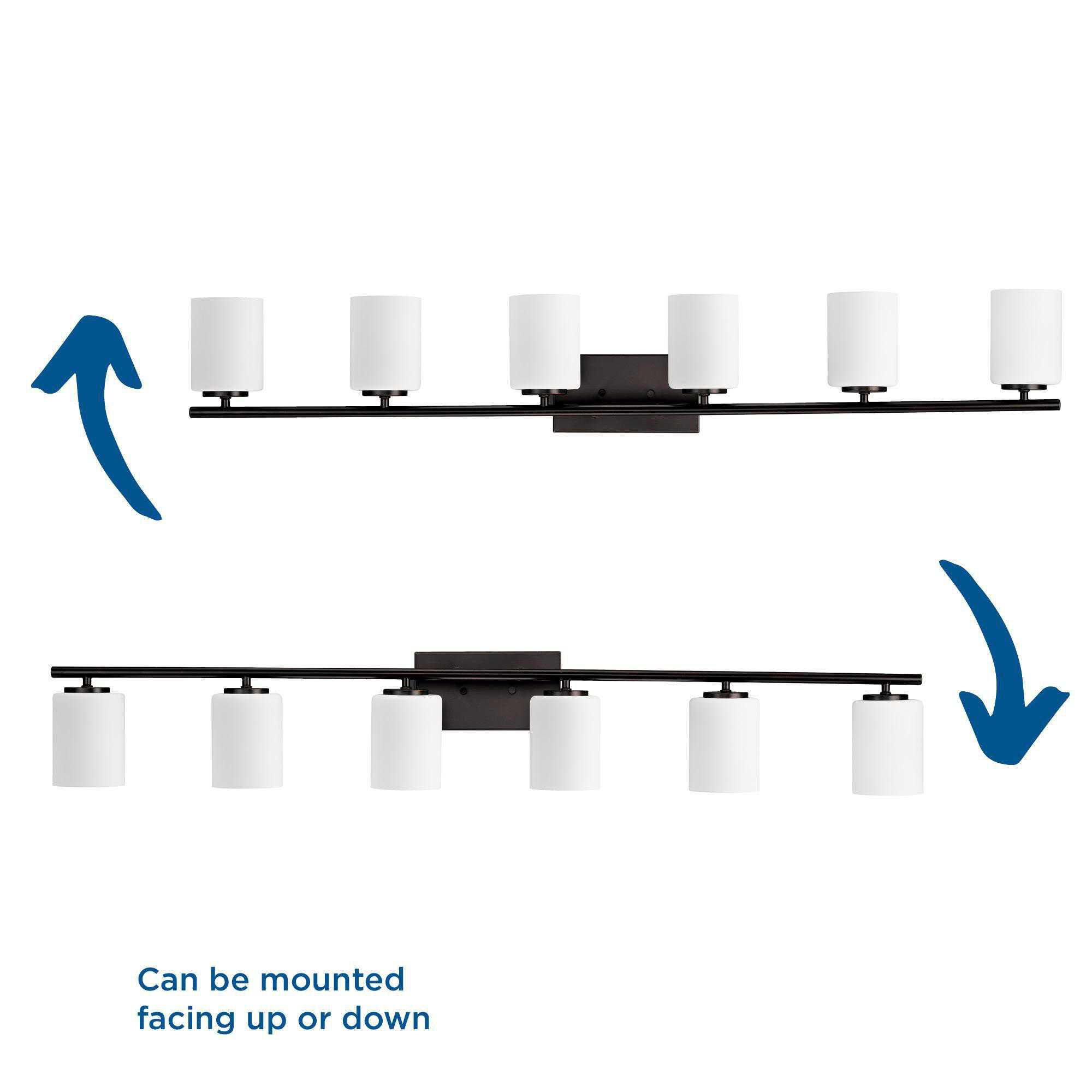 Replay 48 Inch 6 Light Bath Vanity Light by Progress Lighting