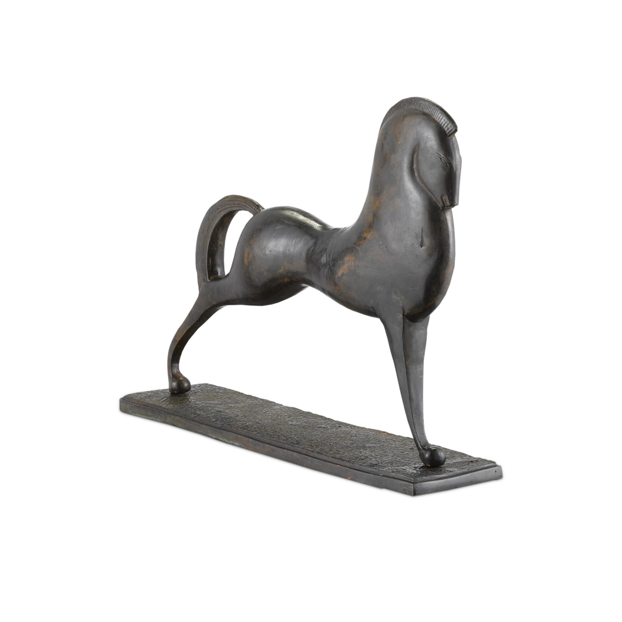Assyrian Bronze Horse Figurine,