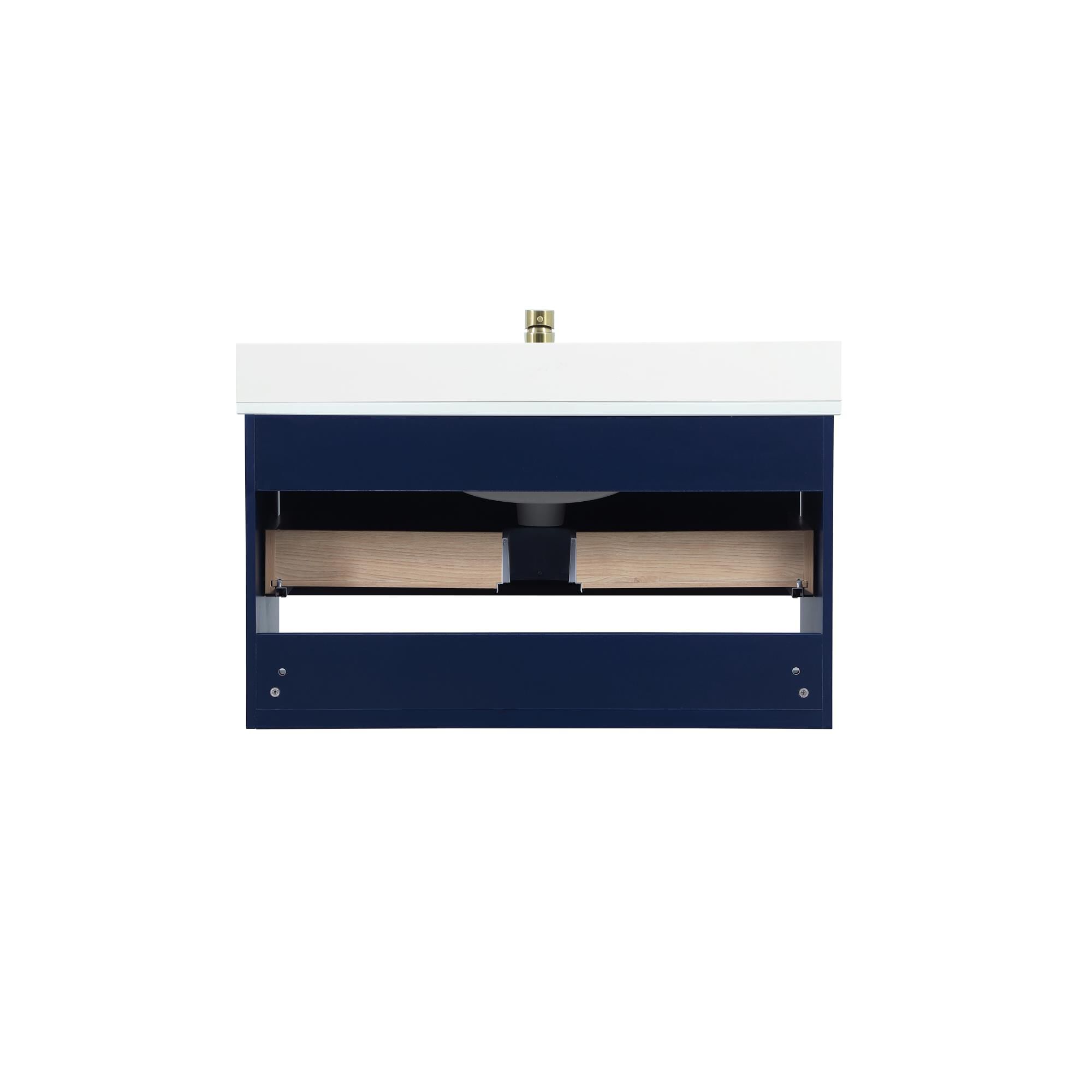 Shown in Blue finish