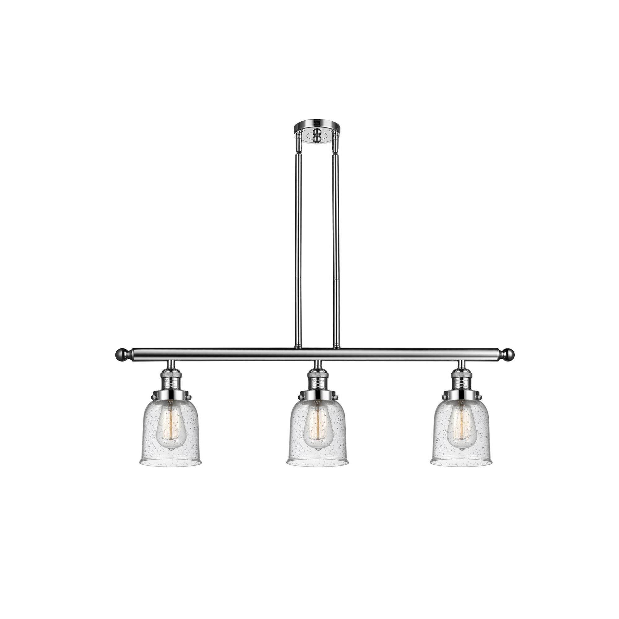 Shown in Polished Nickel finish and Seedy glass