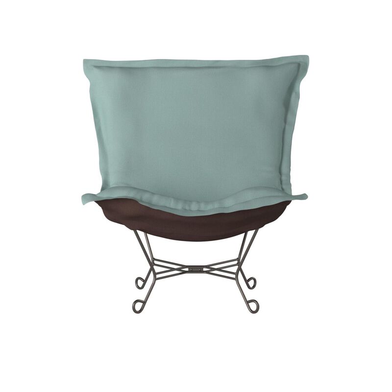 Scroll Puff Side Chair by Howard Elliott