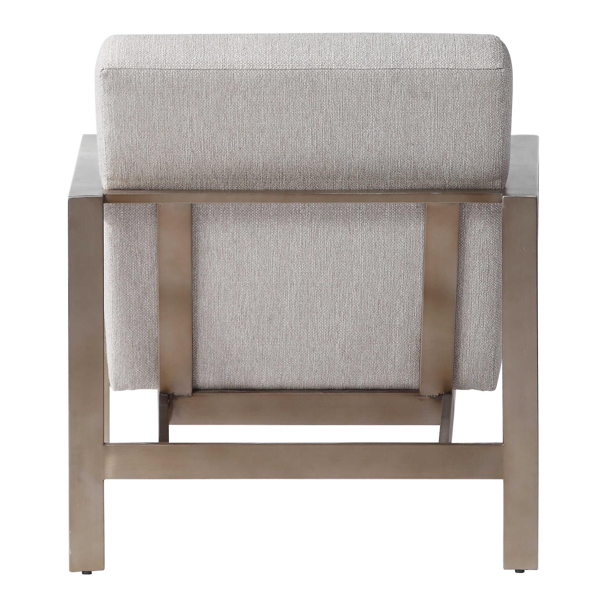 Shown in With Clean Contemporary Lines, This Open Frame Design Features A Stainless Steel Construction Finish finish