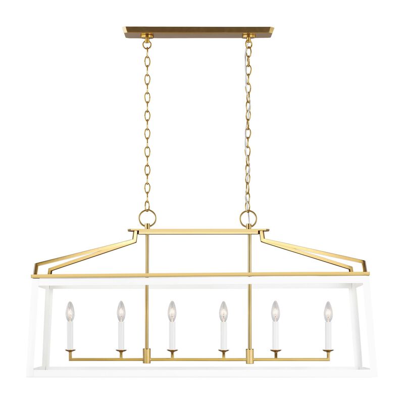 Carlow 48 Inch Linear Chandelier by Visual Comfort Studio