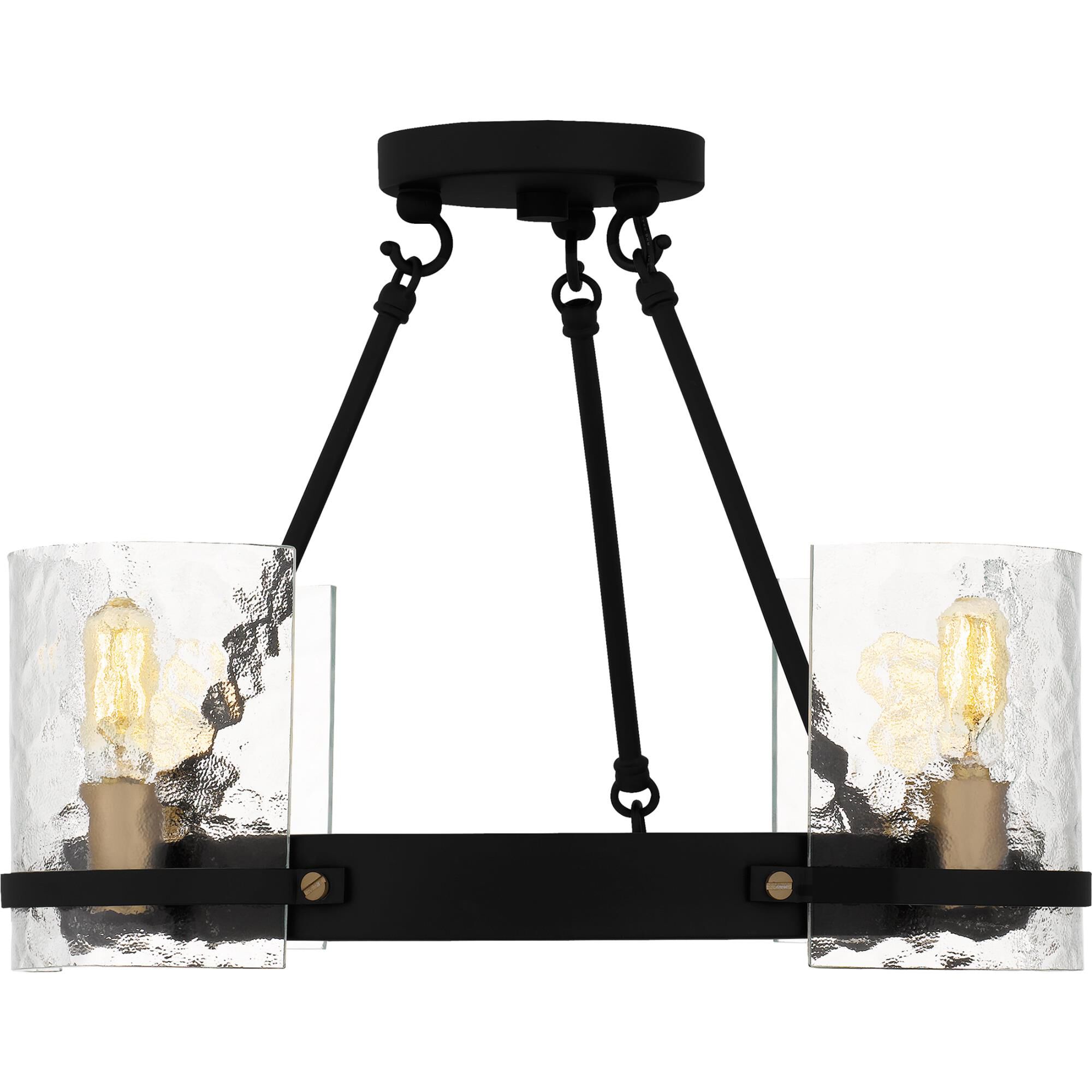 Gloucester 20 Inch Semi Flush Mount by Quoizel