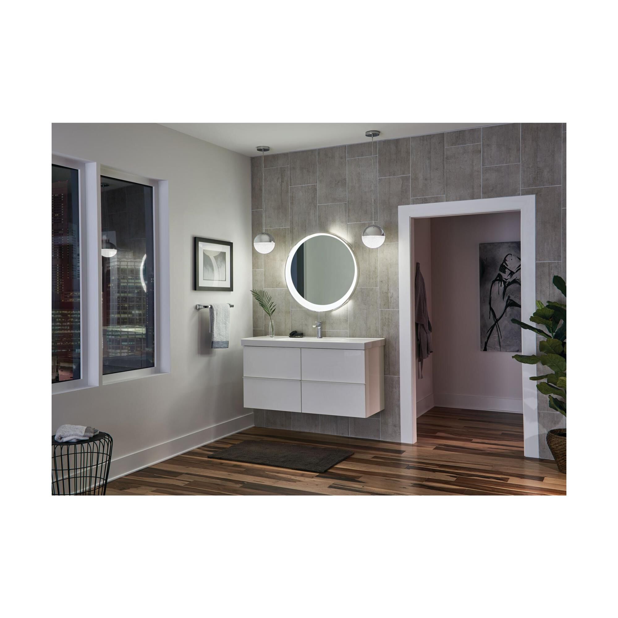 LED Lighted Mirrors by Elan Lighting