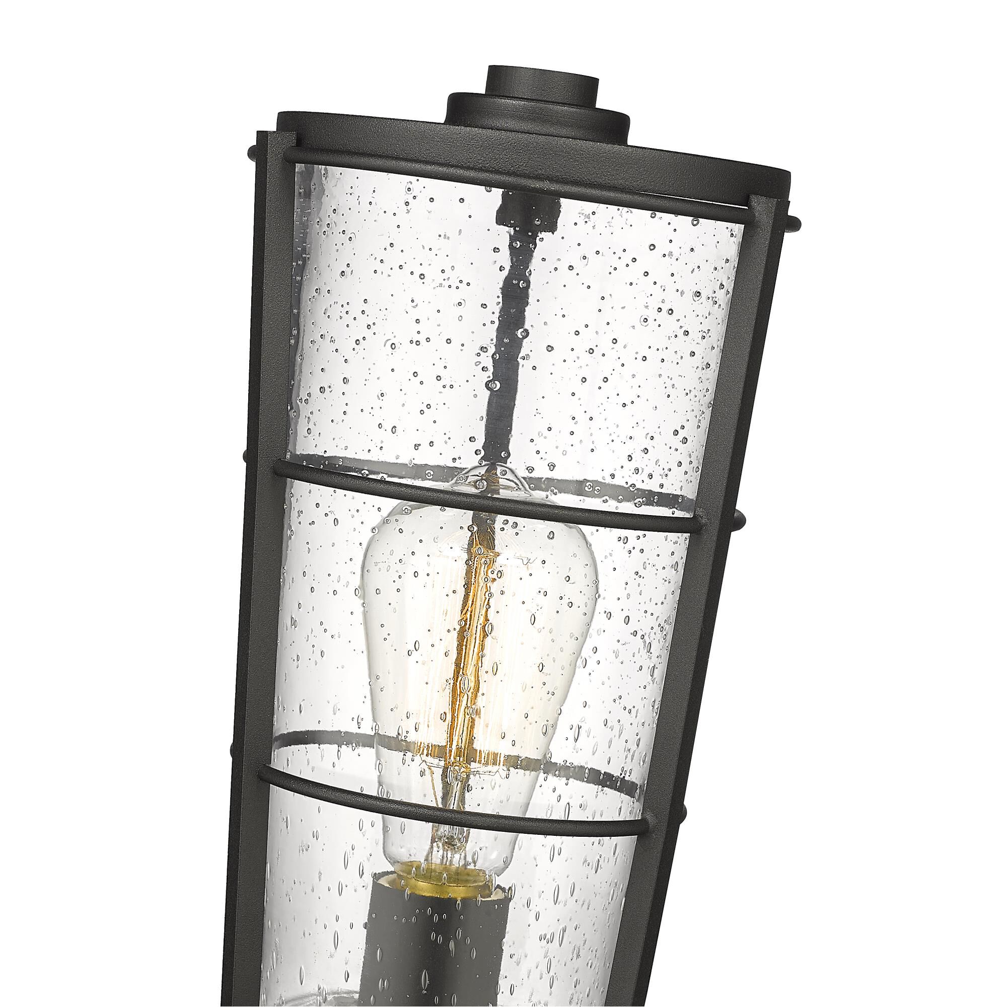 Z-Lite Helix 17 Inch Tall Outdoor Pier Lamp