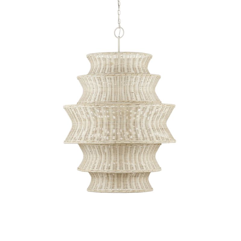 Phebe 32 Inch 9 Light Chandelier by Currey and Company